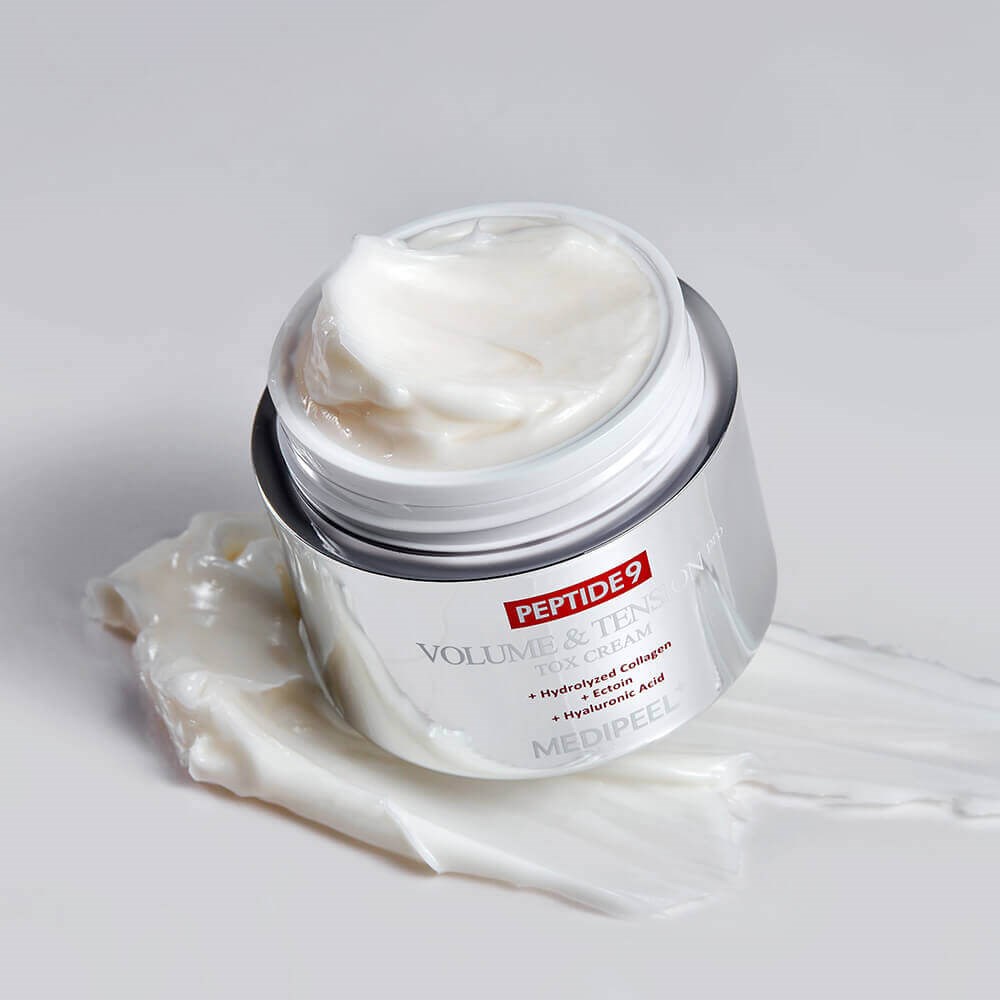 MEDI-PEEL Peptide 9 Volume & Tension Tox Cream Pro | Peptit, Kolajen ve Hyalüronik Asit İçeren Sıkılaştırıcı & Dolgunlaştırıcı Bakım Kremi 50 ml