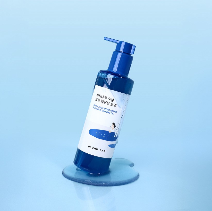 Round Lab Birch Juice Moisturizing Peeling Cleansing Oil | Huş Ağacı Suyu, Proteaz ve Hyalüronik Asit İçeren Nazik Peeling Etkili Temizleme Yağı 200 ml