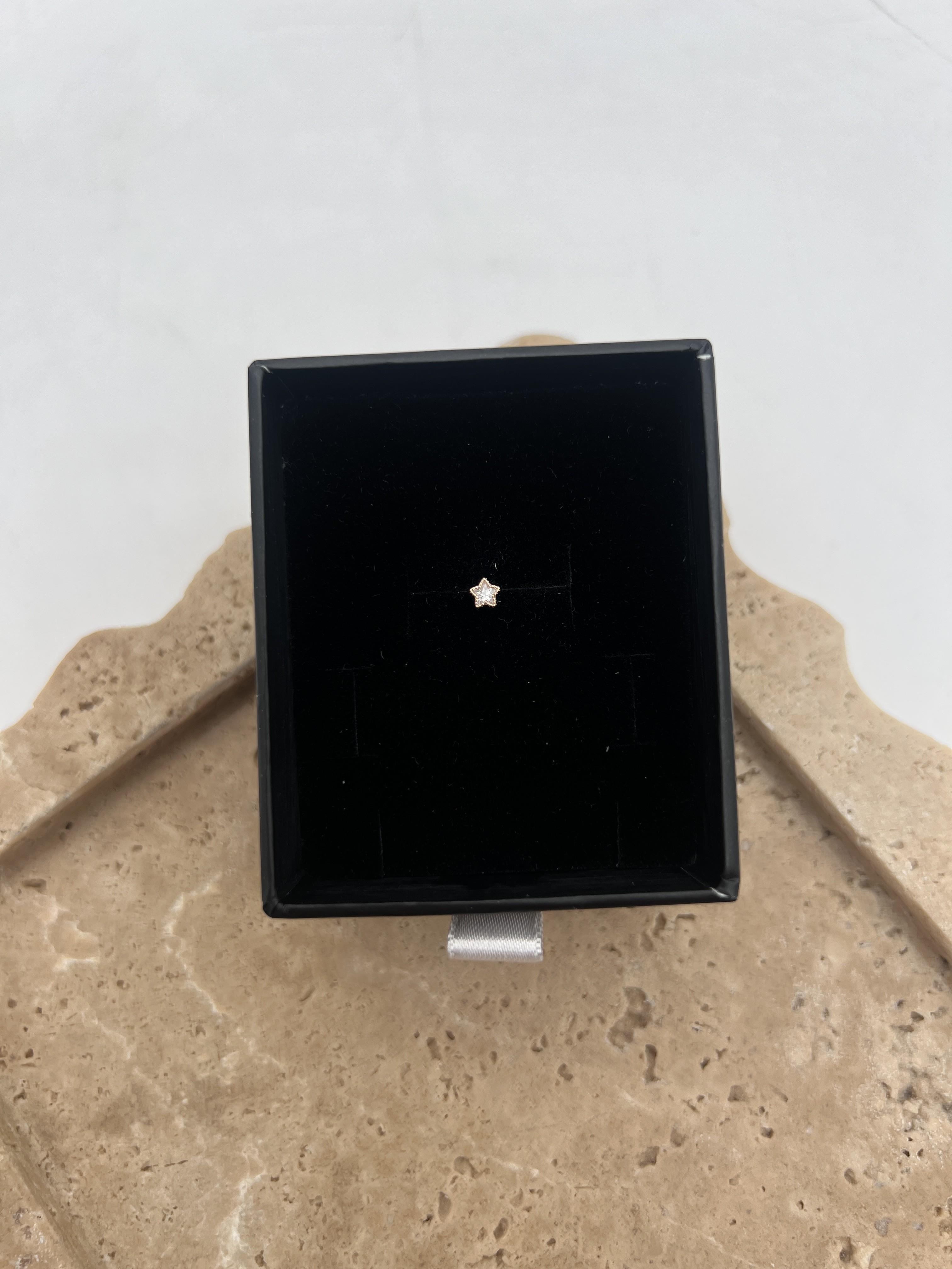Mini Gümüş Yıldız Tragus