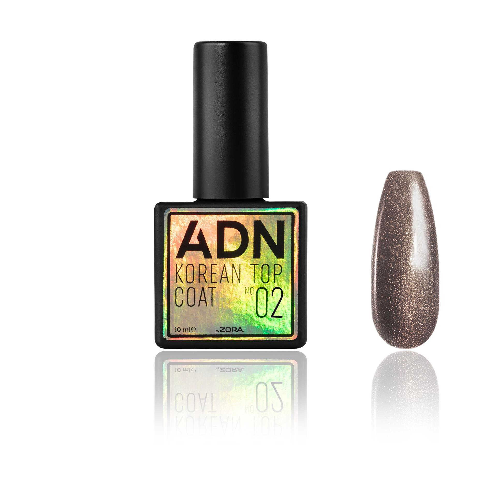 ADN Korean Cat Eye No:02 Top Coat 