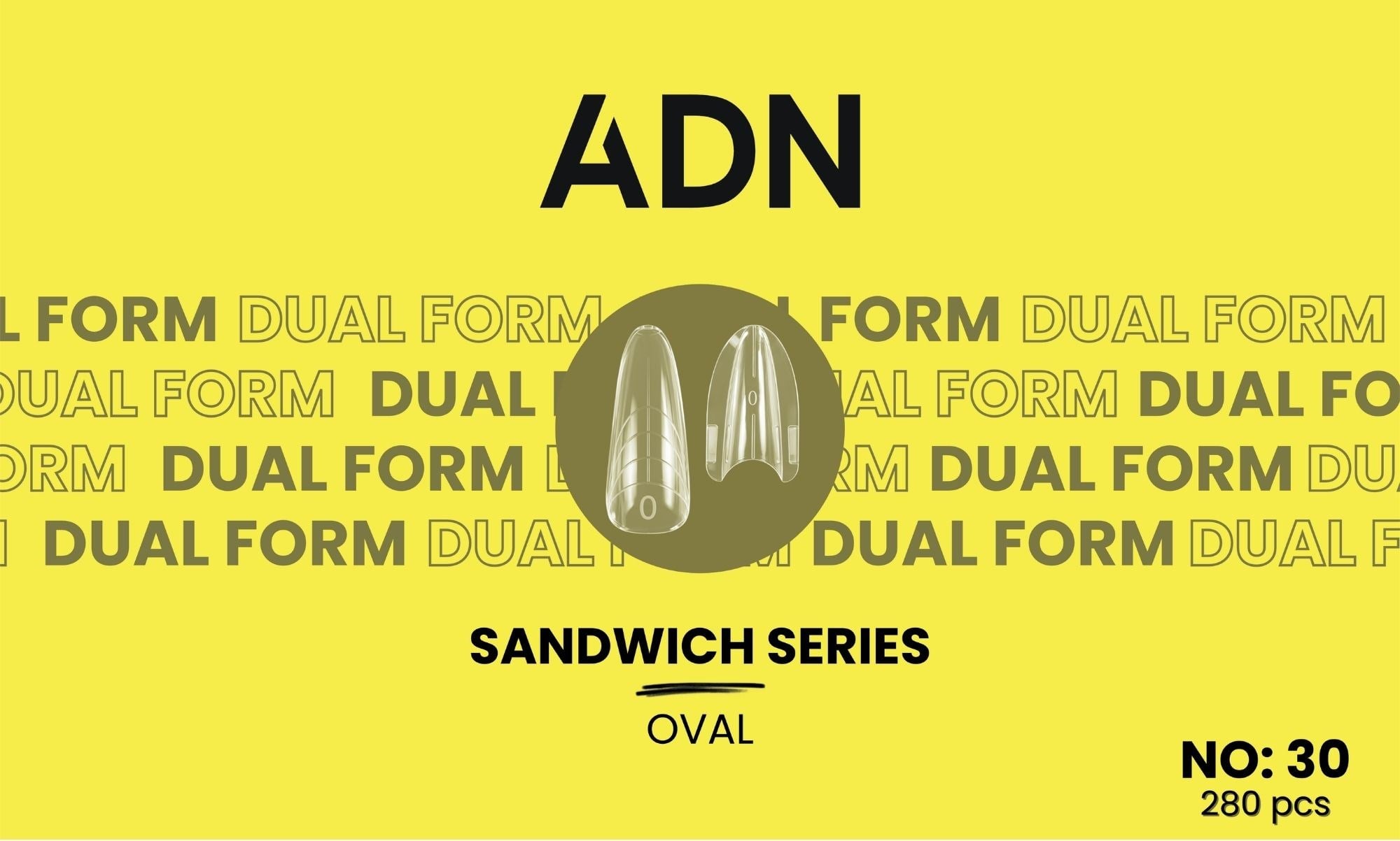 ADN Sandwich Series Üst Form No:30 Oval