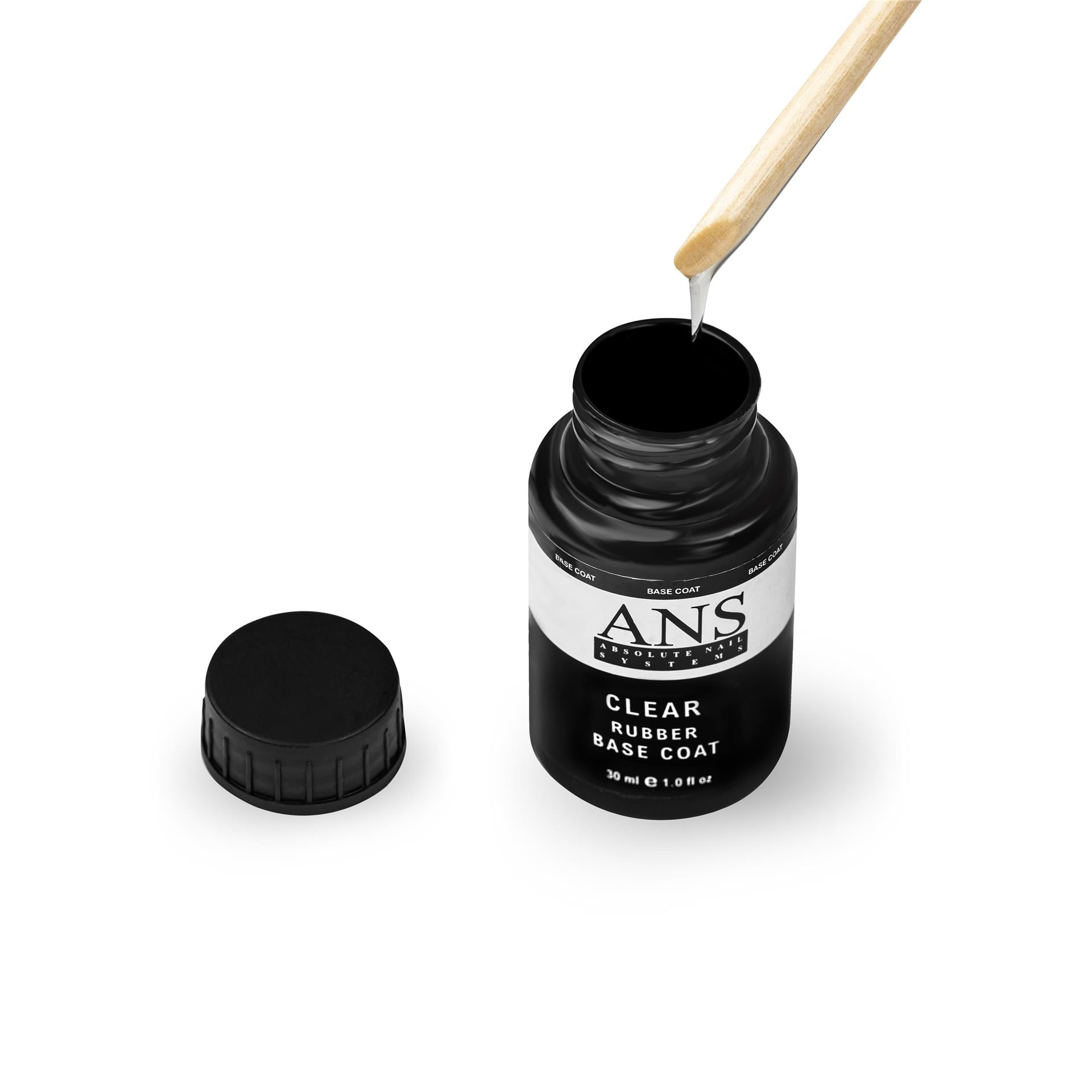 Ans 30Ml Rubber Base Coat Clear