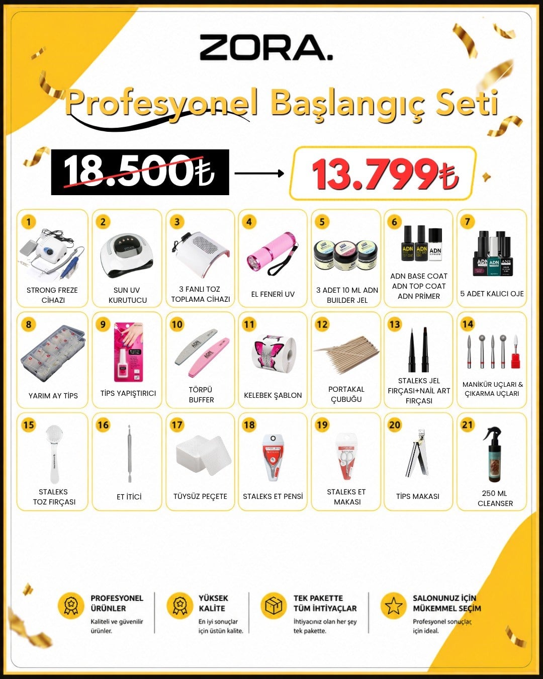 PROFESYONEL BAŞLANGIÇ SETİ