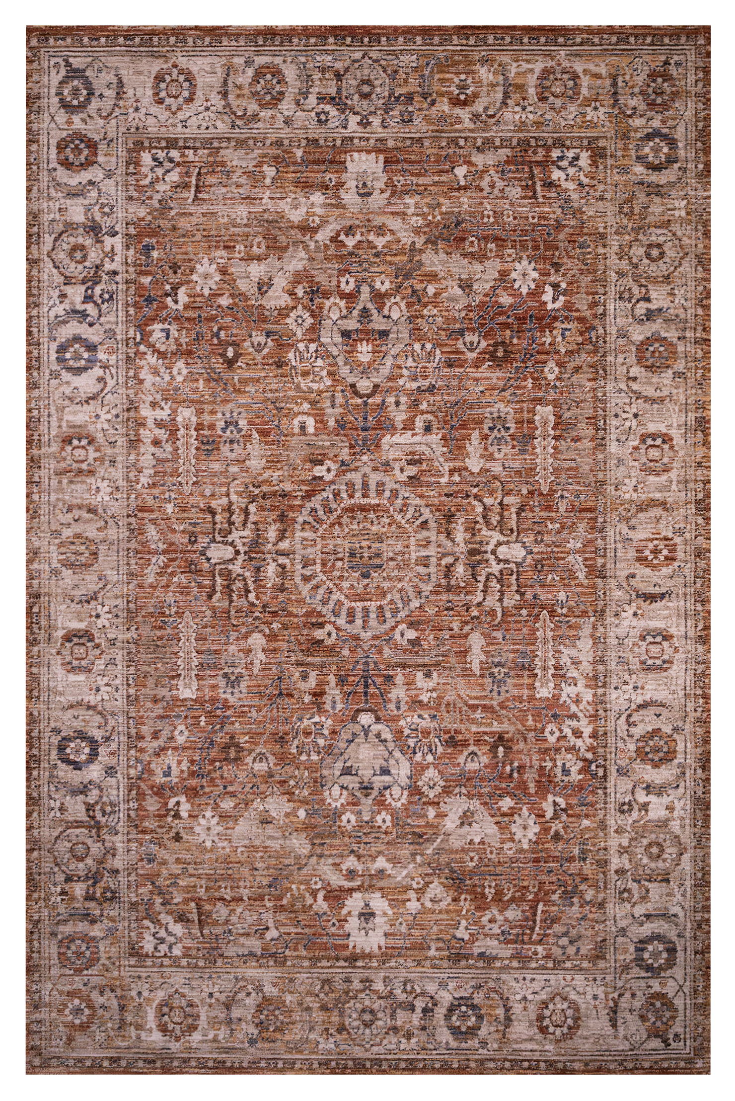 Tüm Ürünler,Excellence,Modern Kaymaz Halı Modelleri | Yumuşak Dokulu Dekoratif Halı,Y0736A-K.TURUNCU-BEJ