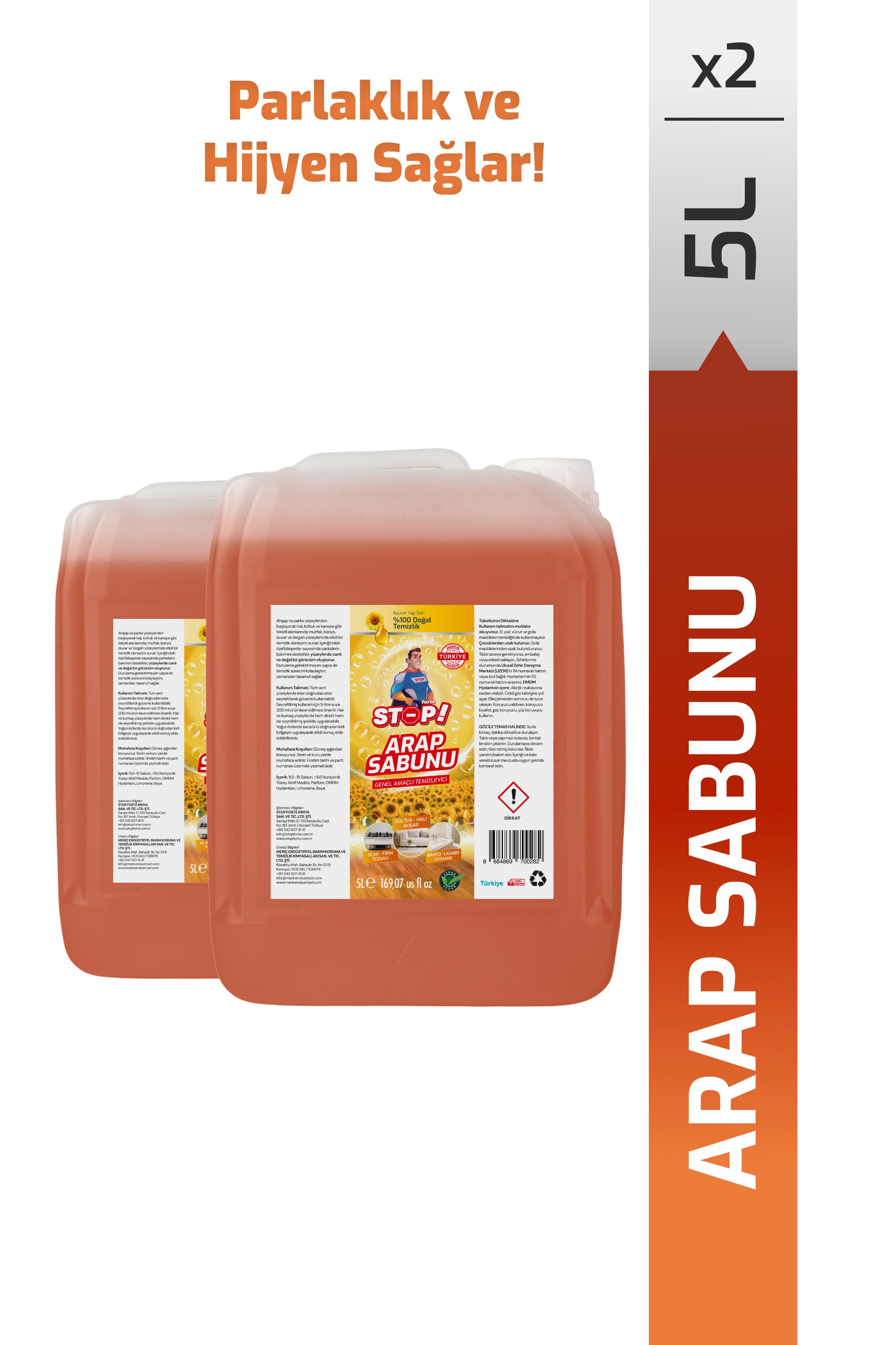 İkili 5 L Arap Sabunu