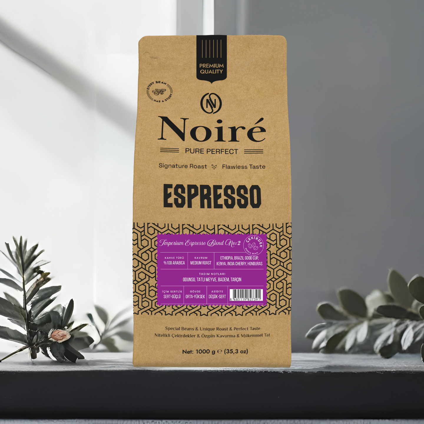 Noire Imperium Espresso Blend №2 1000g %100 Arabica Blend