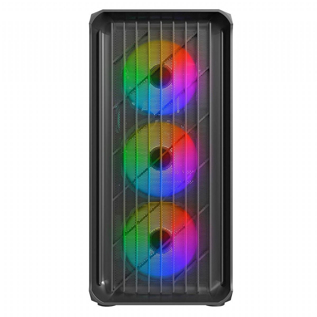 GAMEBOOSTER GB-G205BB USB3.0 MESH PANEL POWERSIZ SİYAH KASA