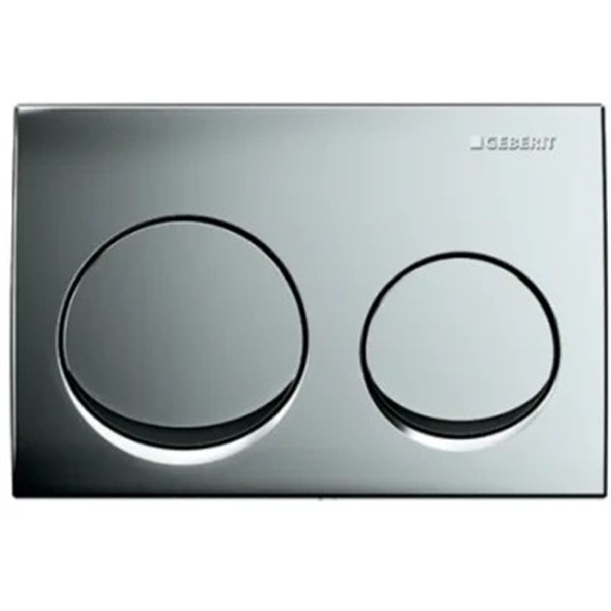Geberit Kumanda Kapağı Alpha20 (Çift Basmalı) Parlak Krom