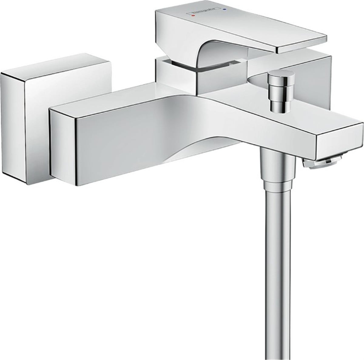 Metropol Tek kollu banyo bataryası aplike, çubuk volan ile