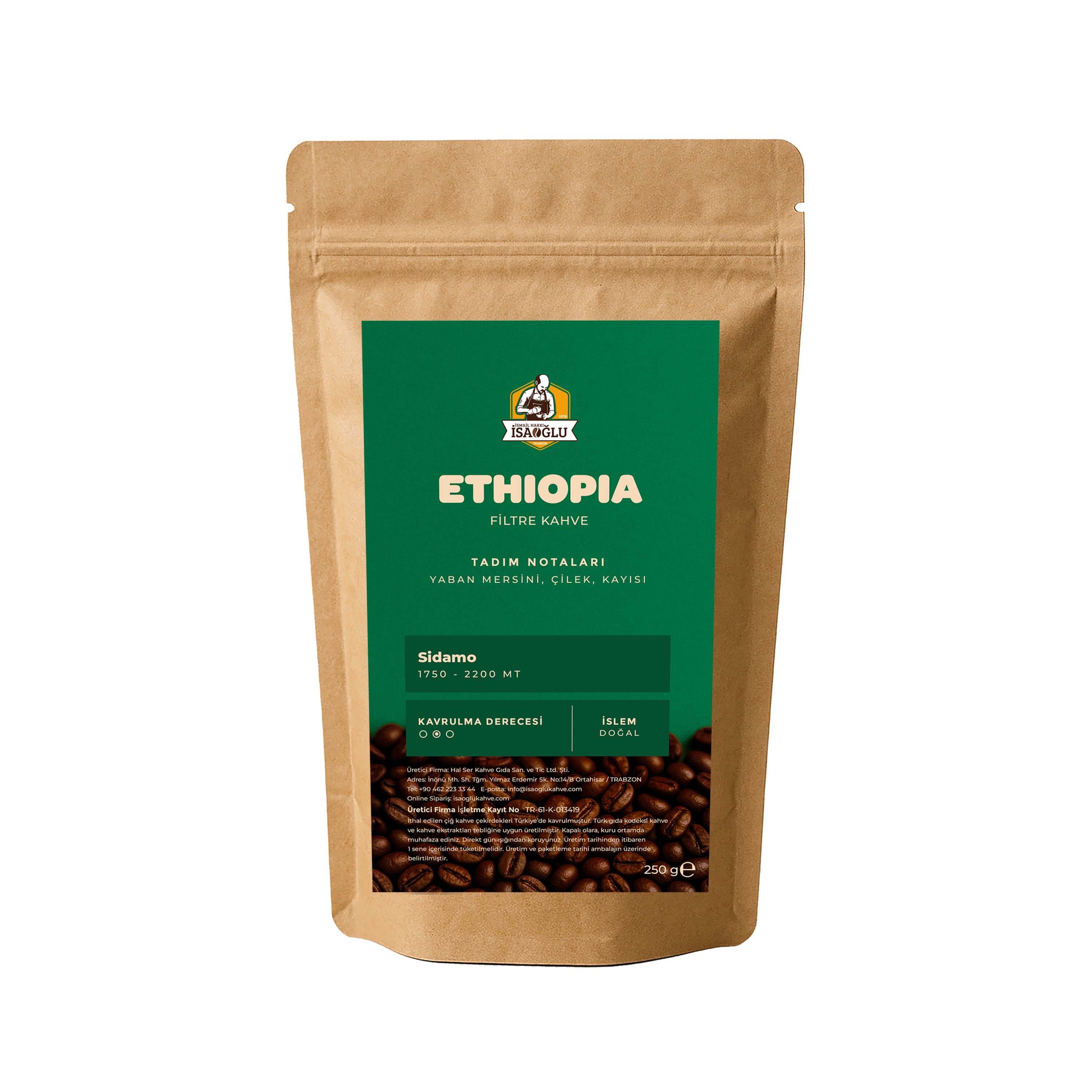İsaoğlu Ethiopia Filtre Kahve (250 gr)