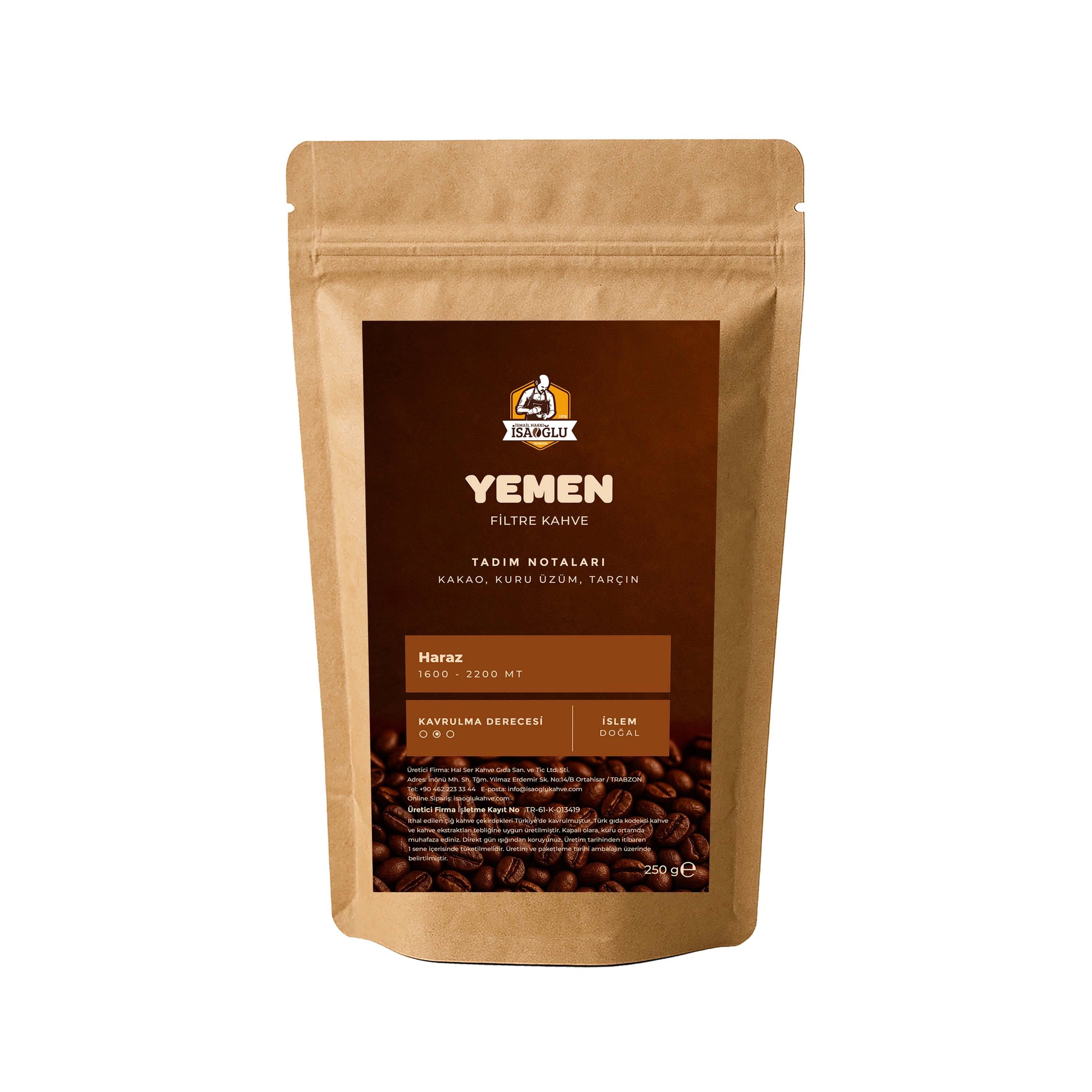 İsaoğlu Yemen Filtre Kahve (250 gr)