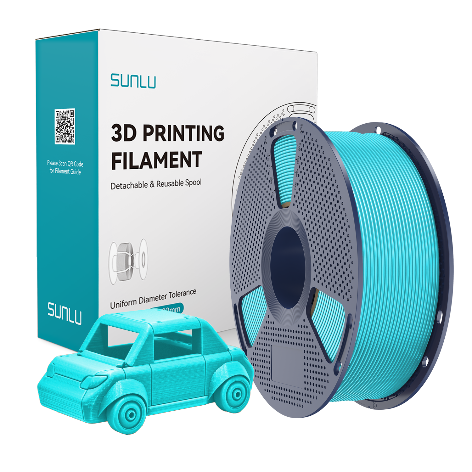 SUNLU PETG Filament Sky Blue