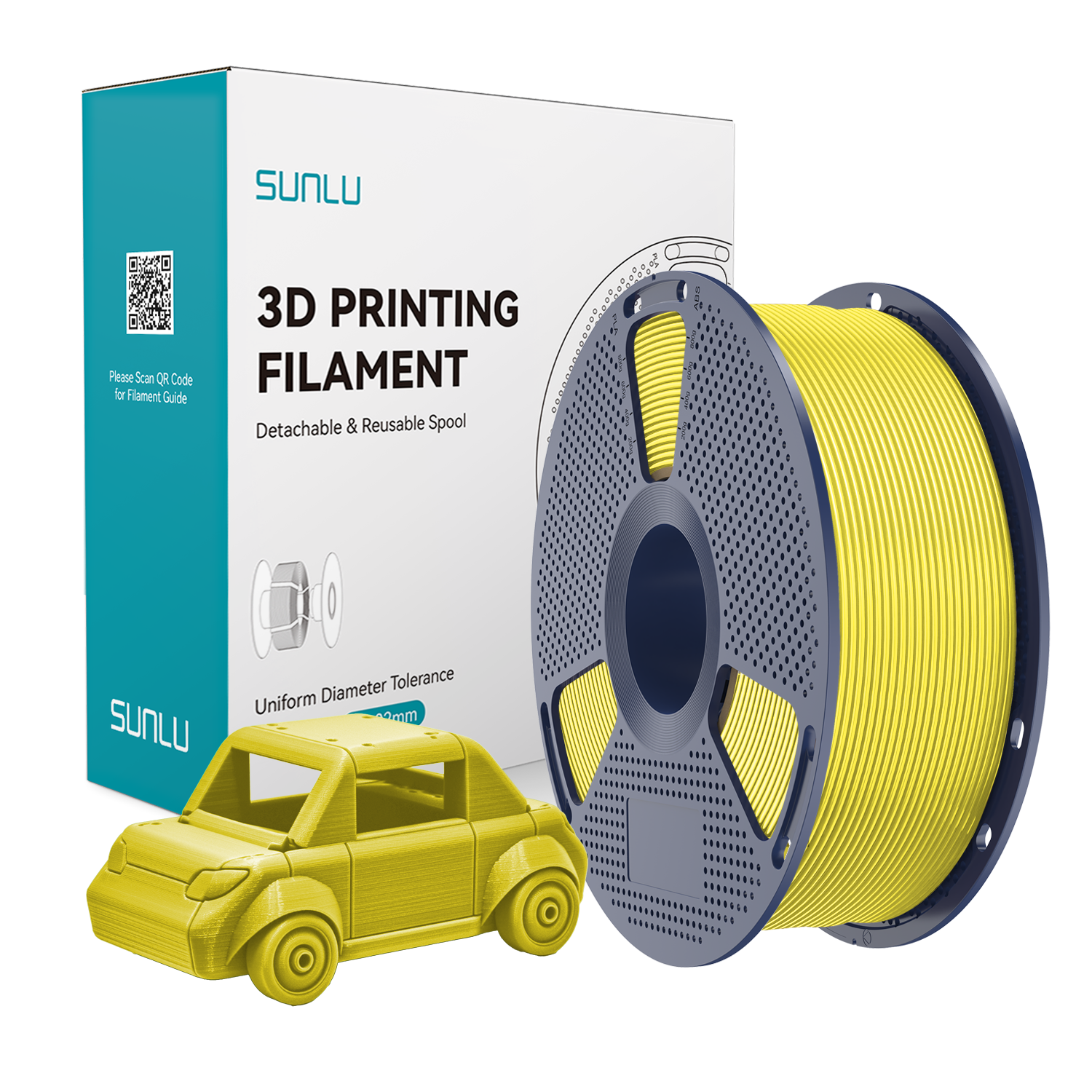 SUNLU PETG Filament Yellow