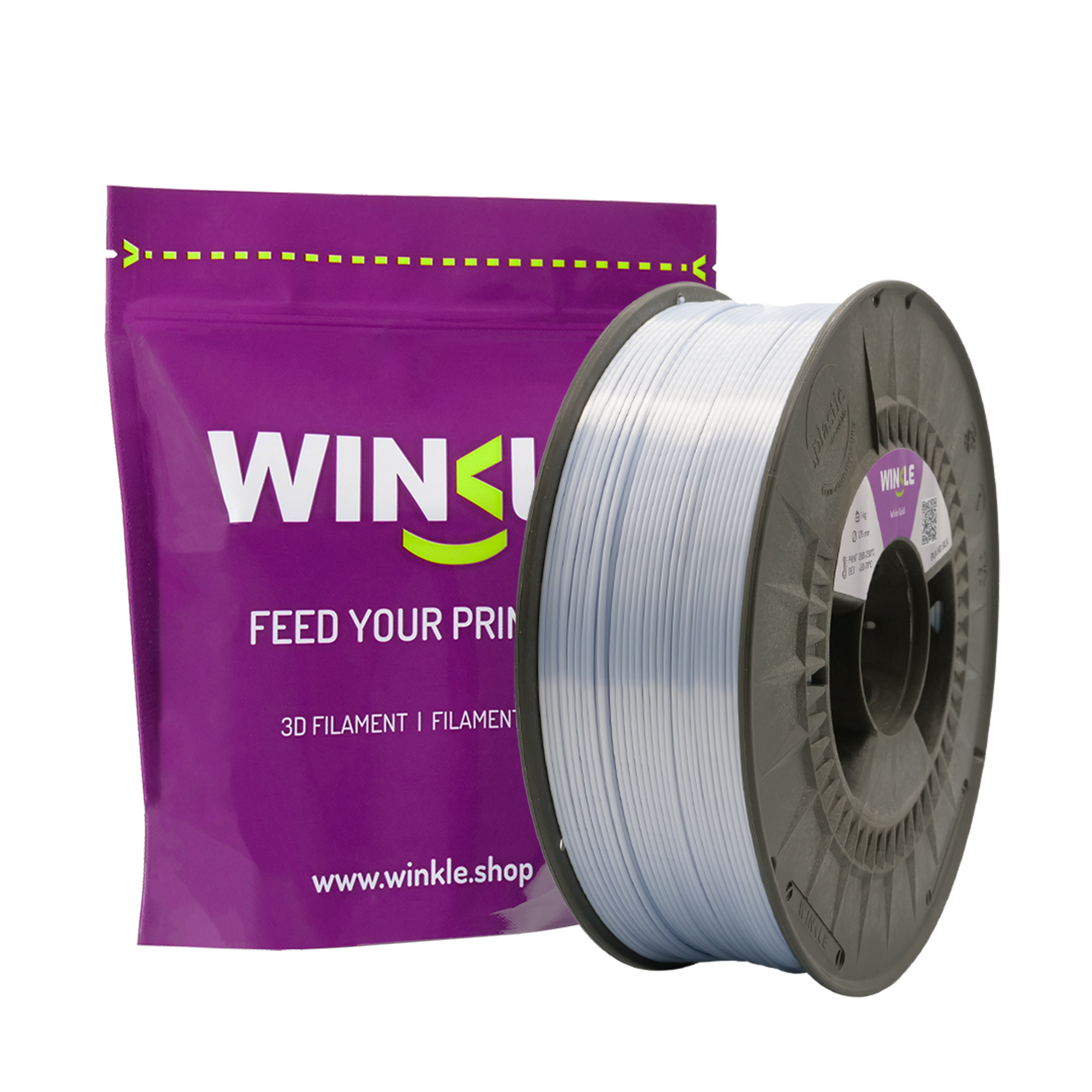 WINKLE PLA SILK FILAMENT White Gold