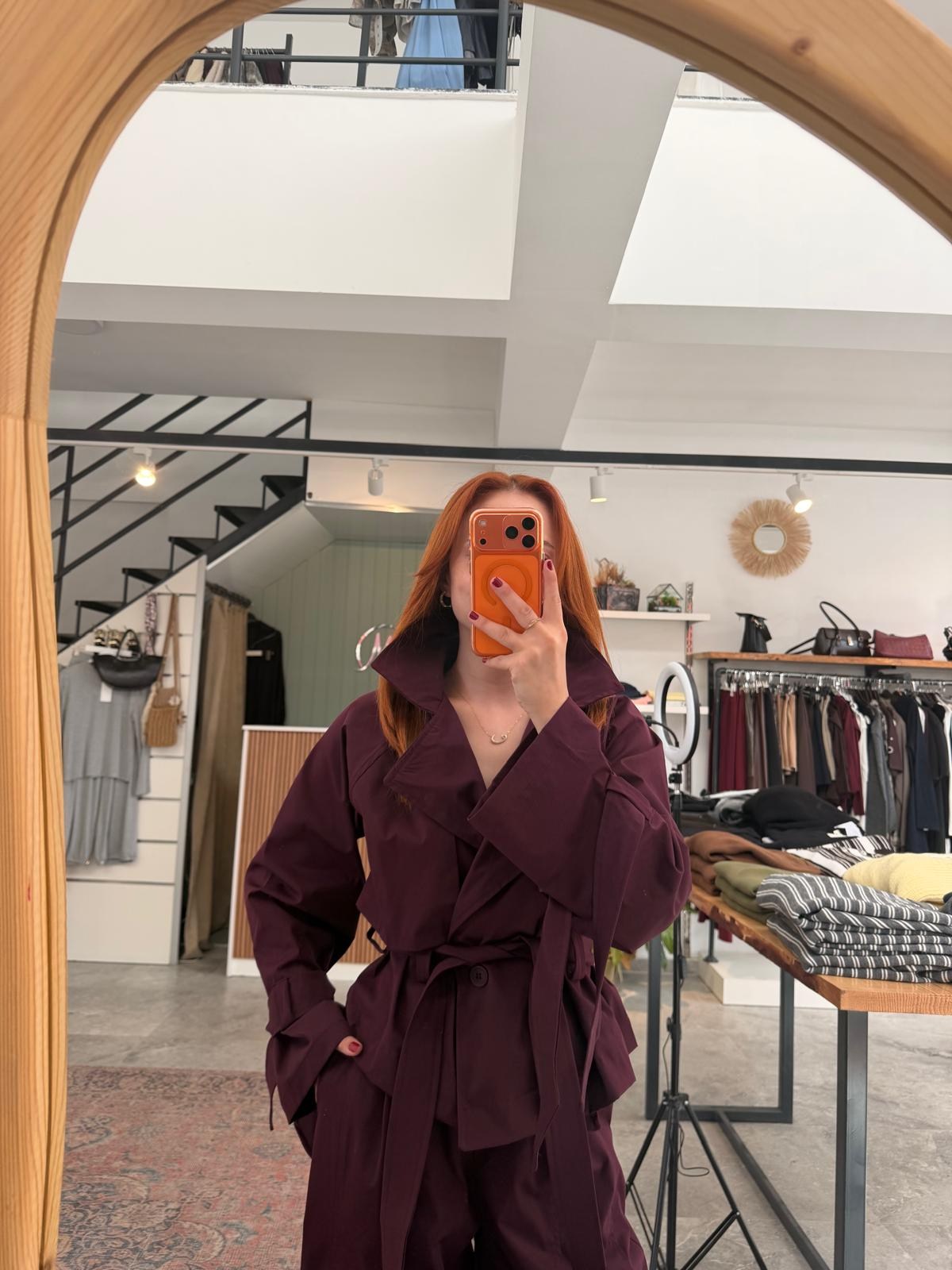 KISA TRENÇ CEKET