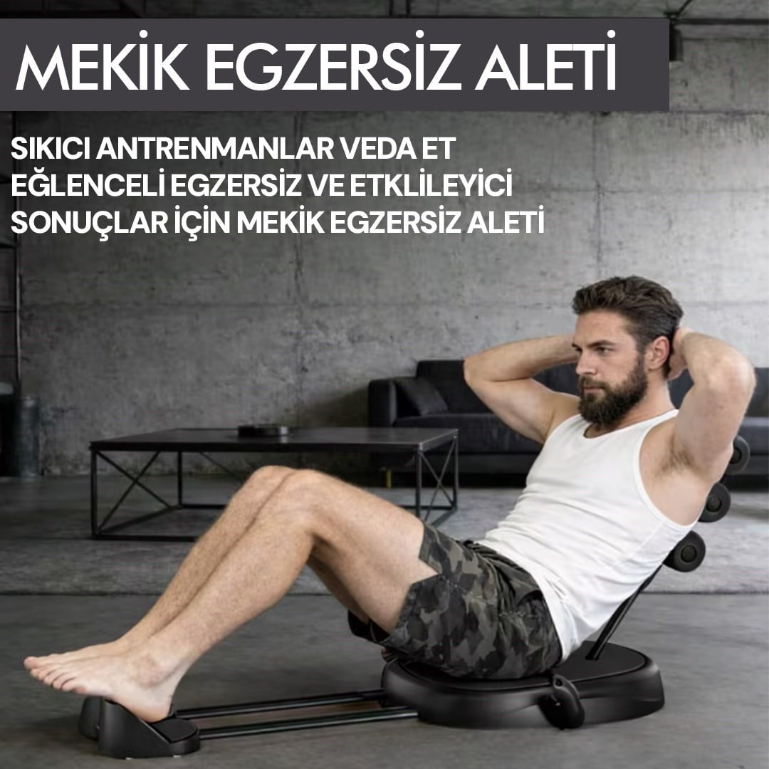 Çok Fonksiyonlu Mekik Aleti Ev Kol Üst Vücut Karın ve Core Egzersiz Cihazı Pilates Çorabı Hediye