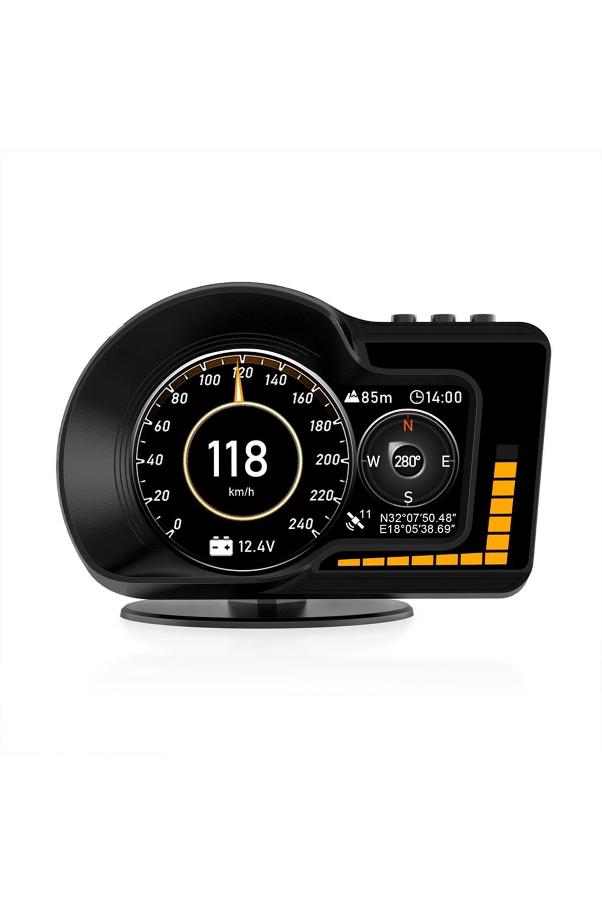 F15 HUD OBD Gelişmiş Fonksiyonlu Araç Veri Ekranı Head Up Display