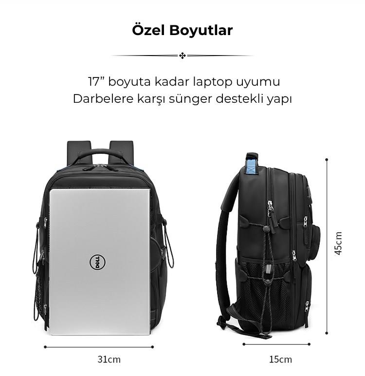 Su Geçirmez Seyahat Sırt Çantası - 17