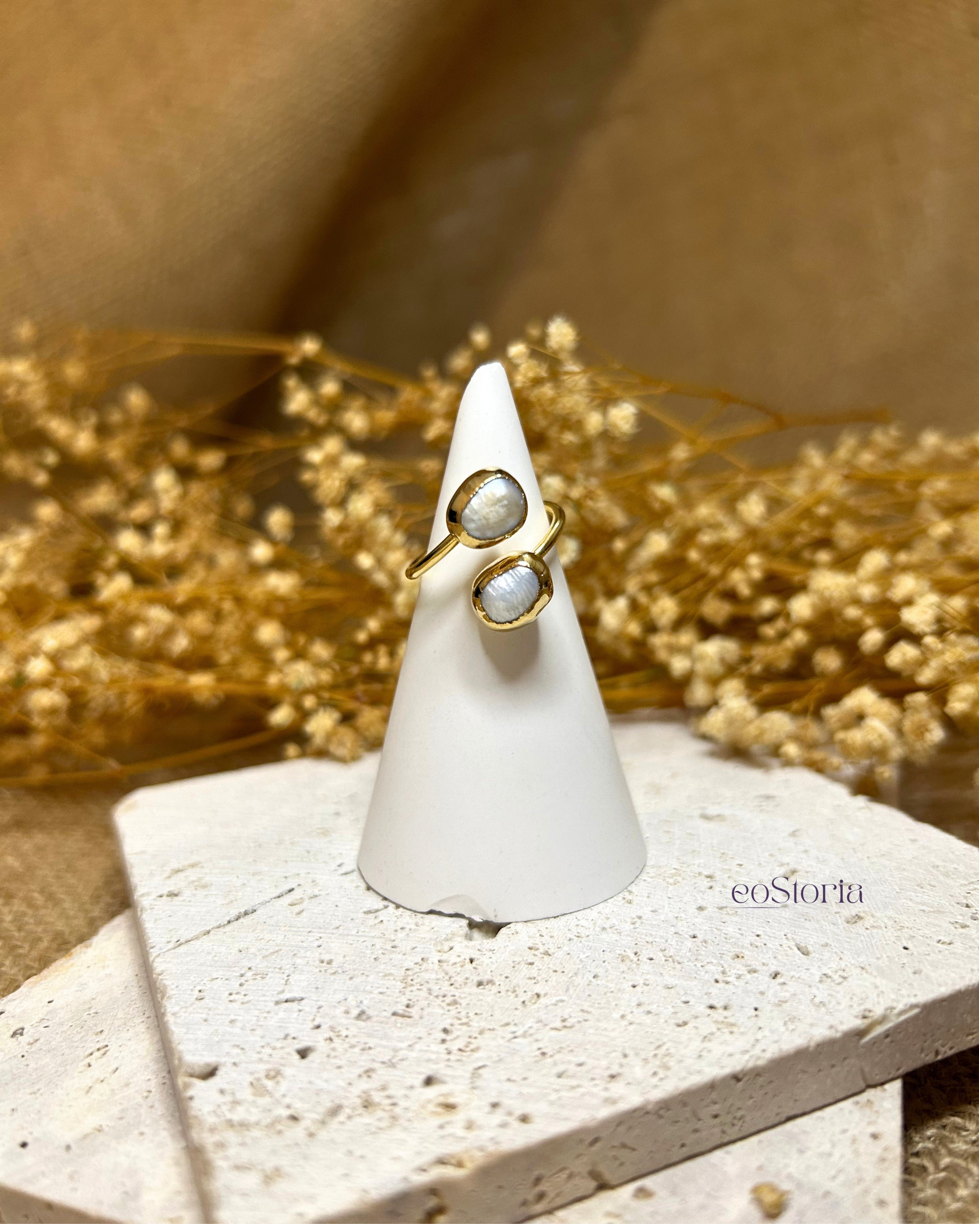 Pearly Duo Yüzük