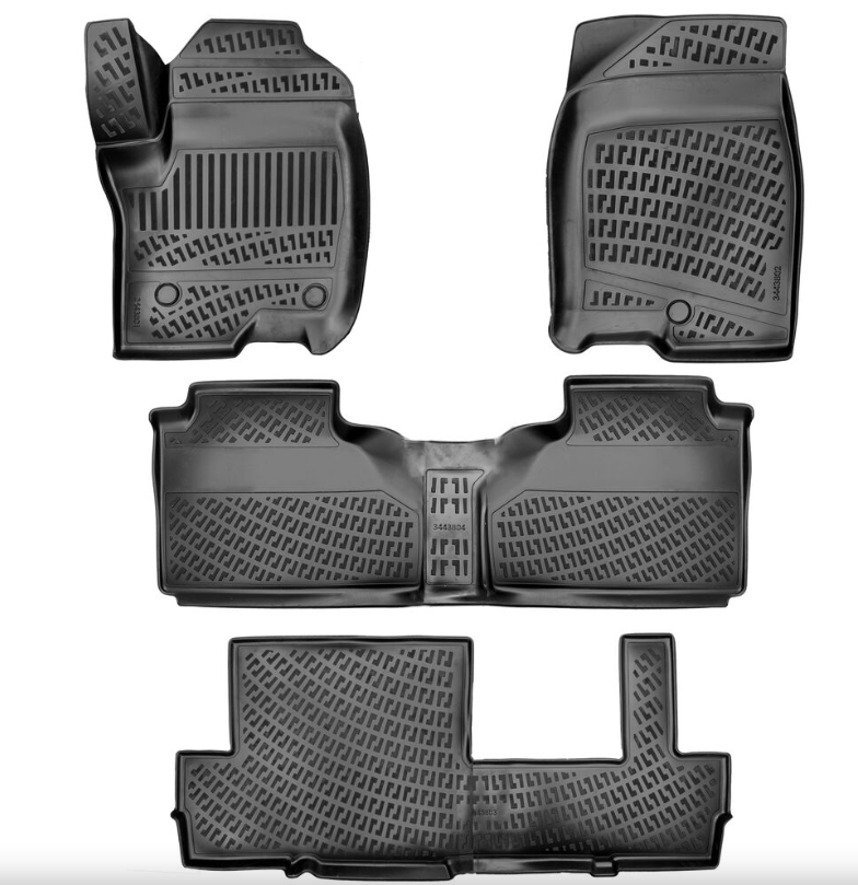 Cadillac Escalade 2021 Sonrası Uyumlu 4.5D Havuzlu Paspas | ESV Bench Seating 8 Koltuklu