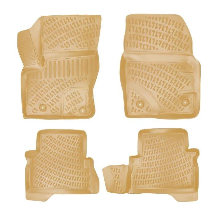 Ford C-Max 2003-2010 Uyumlu 4.5D Havuzlu Paspas Bej