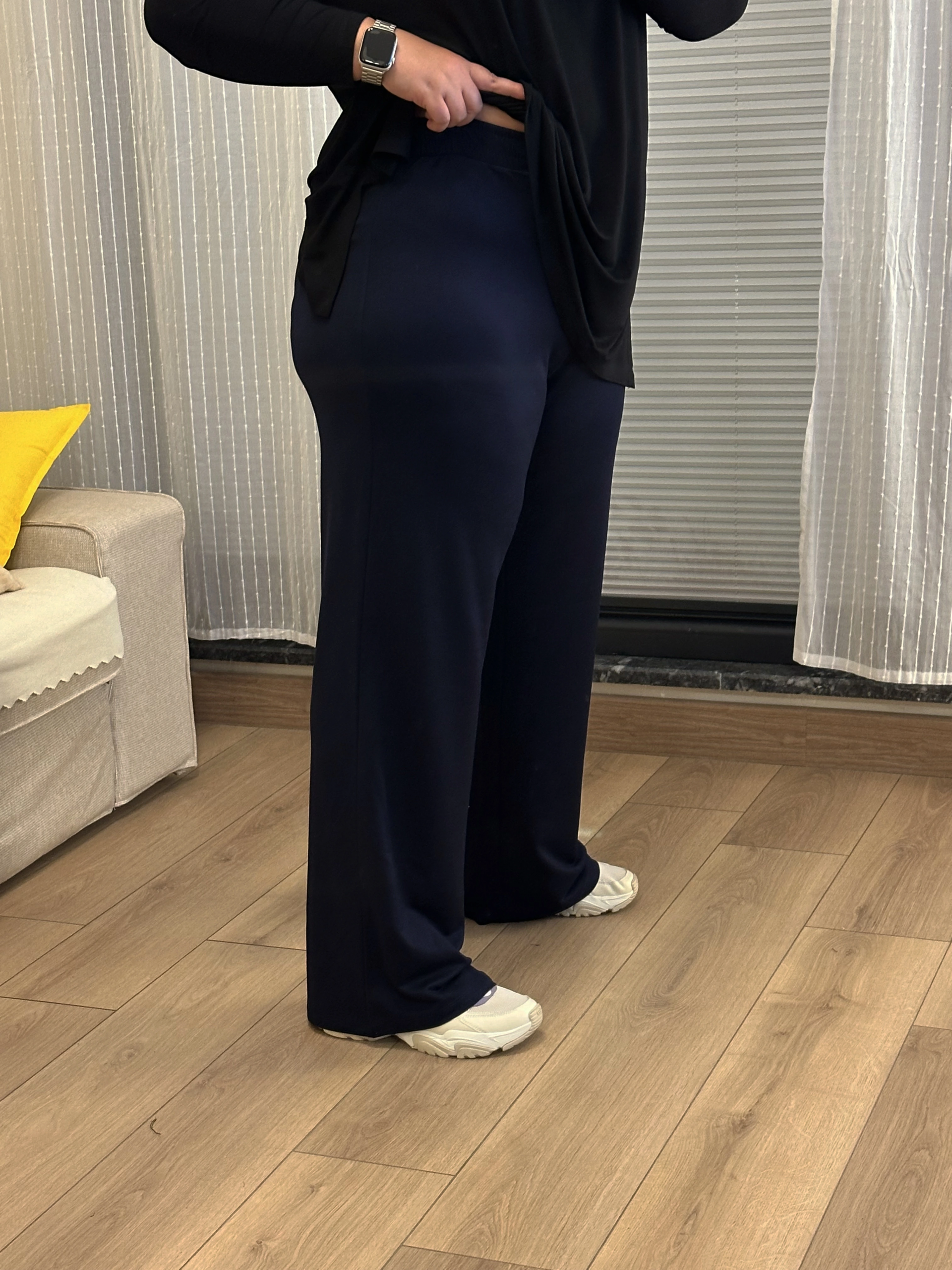 Oysho Modal Kumaş Palazzo Eşofman - Lacivert