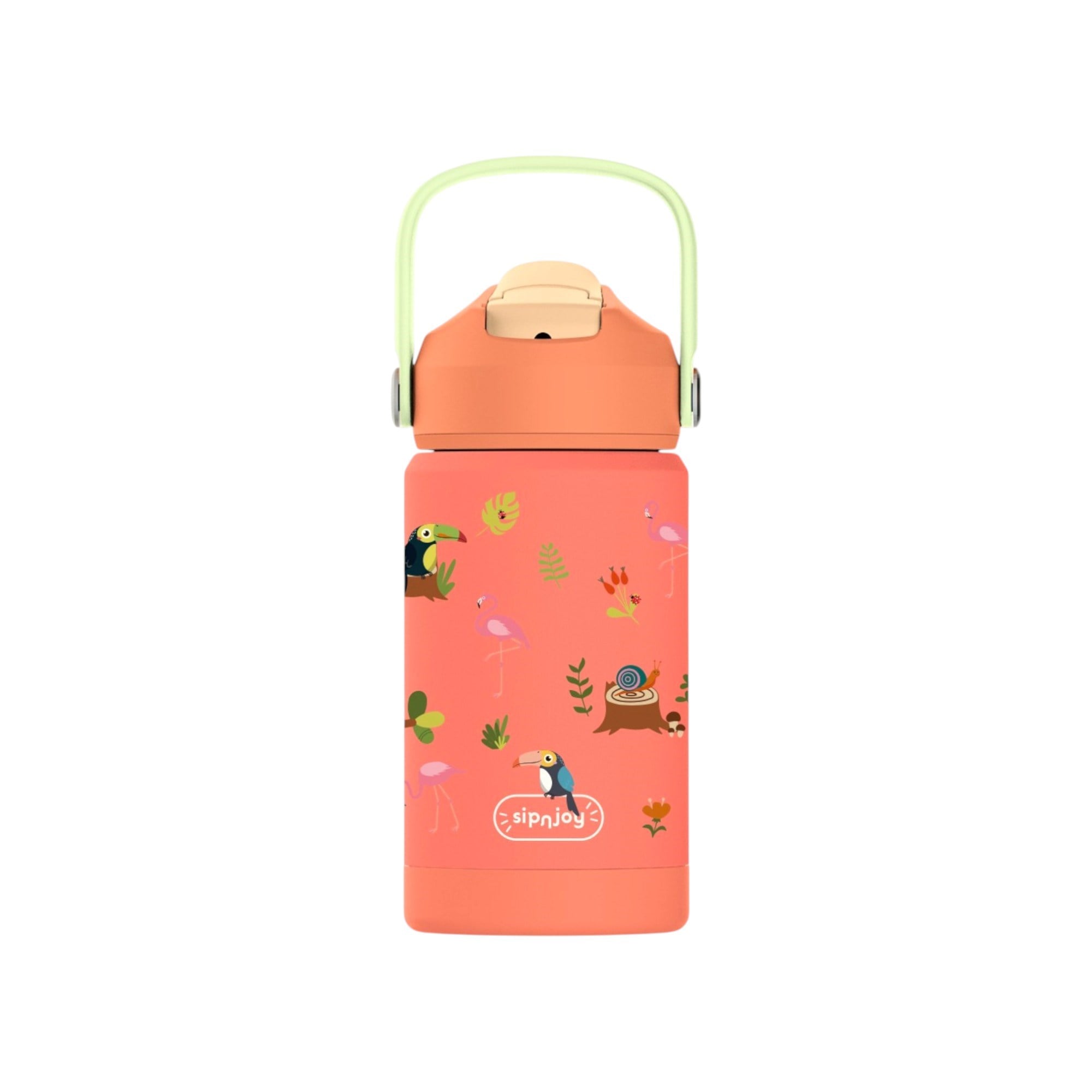 SipnJoy - FlipSip Çocuk Su Termosu | 360 ml - Jungle Jam
