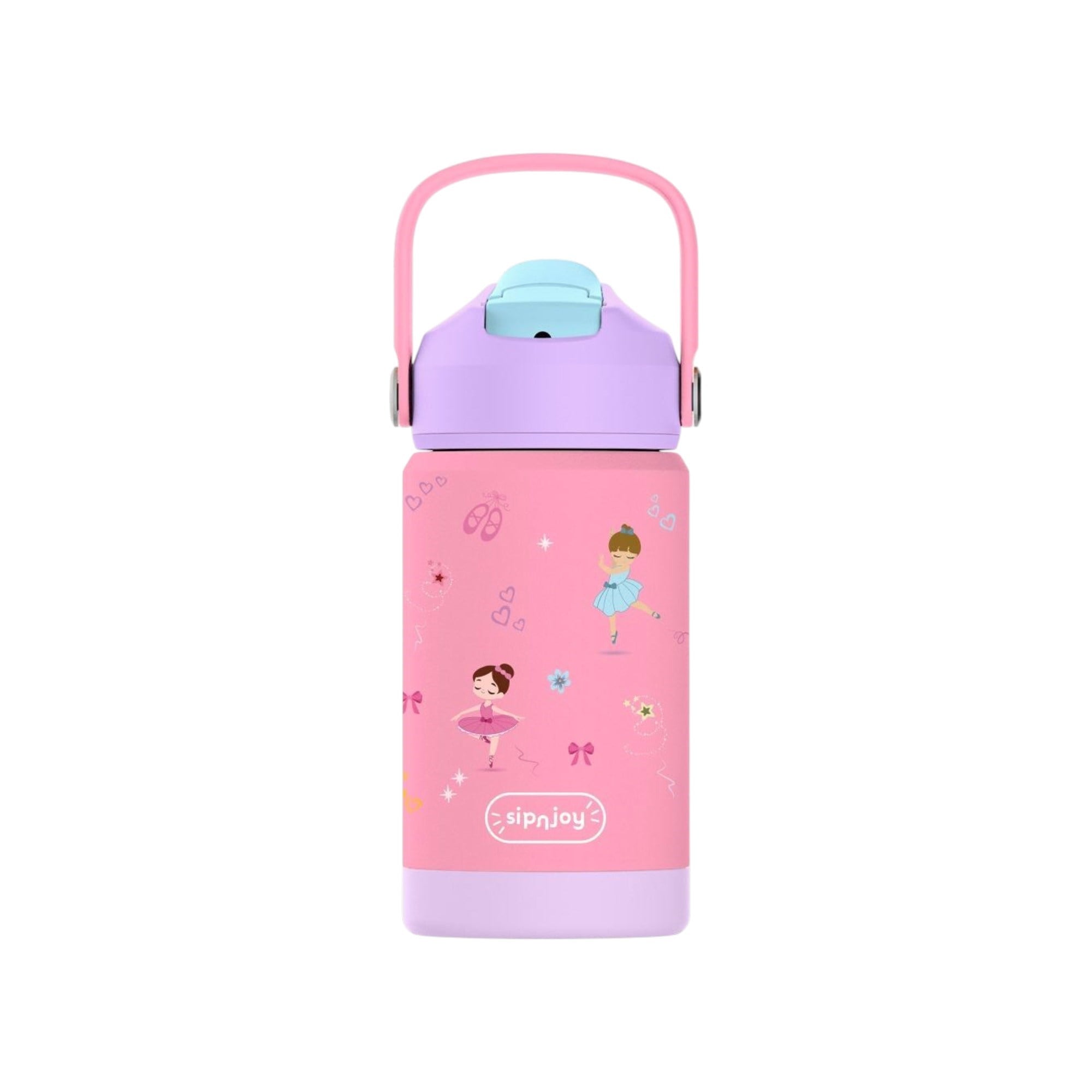 SipnJoy - FlipSip Çocuk Su Termosu | 360 ml - Ballerina Sparkle