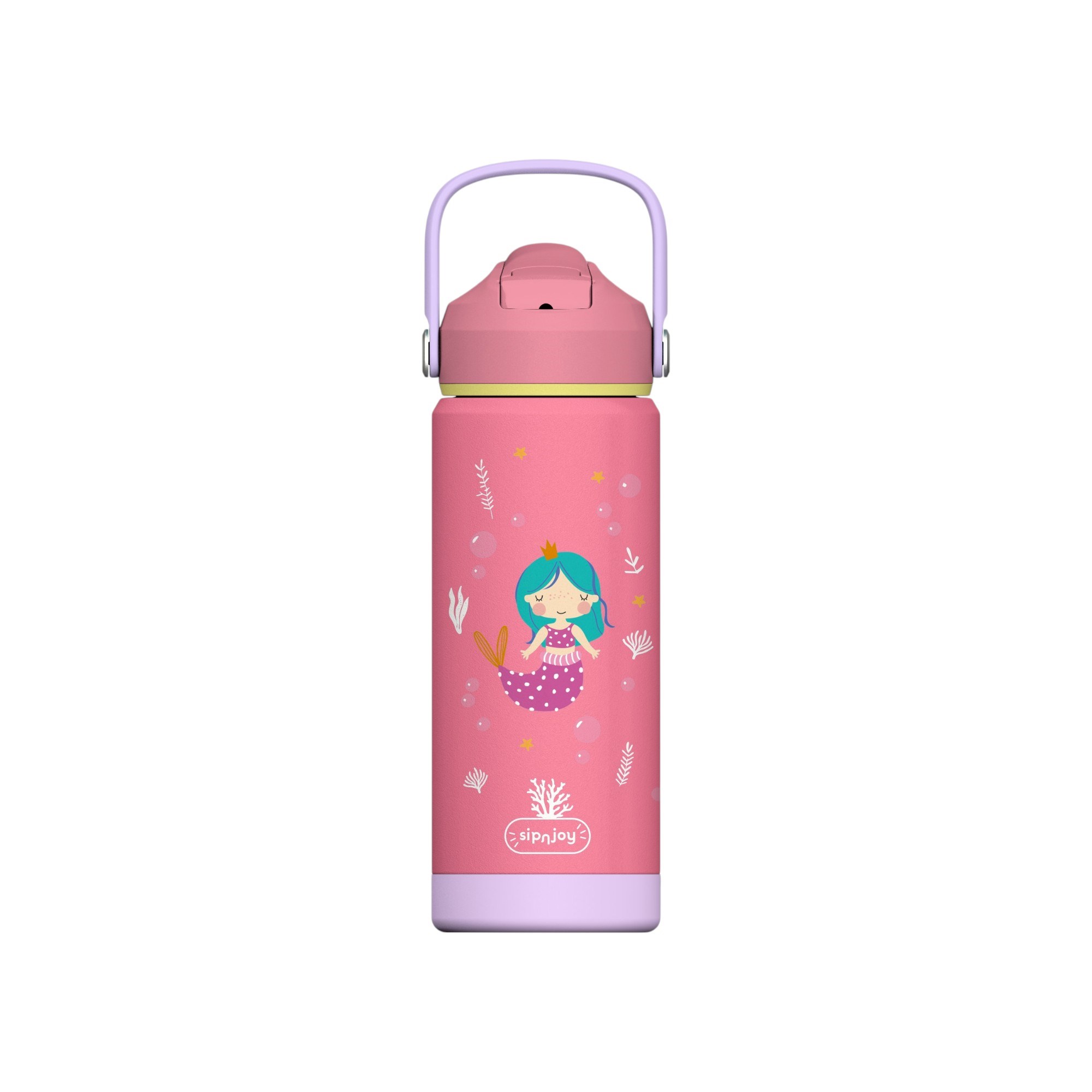 SipnJoy - FlipSip Çocuk Su Termosu | 550 ml - Mermaid Dream