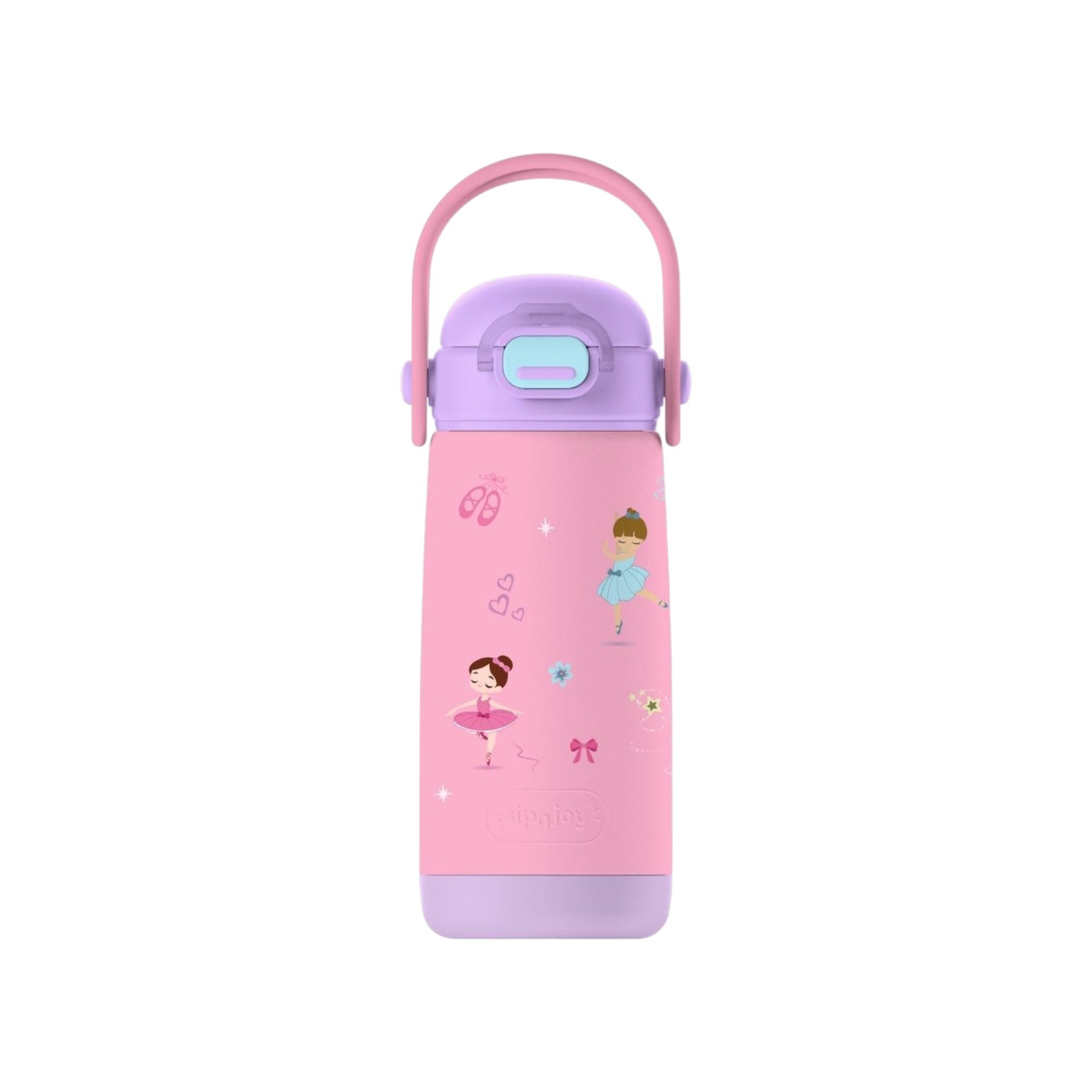 SipnJoy - SipSquad Plus Çocuk Su Termosu  | 480 ml - Ballerina Sparkle