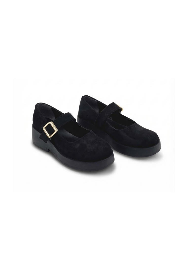 LUVESTA Glossy T-Strap Mary Jane