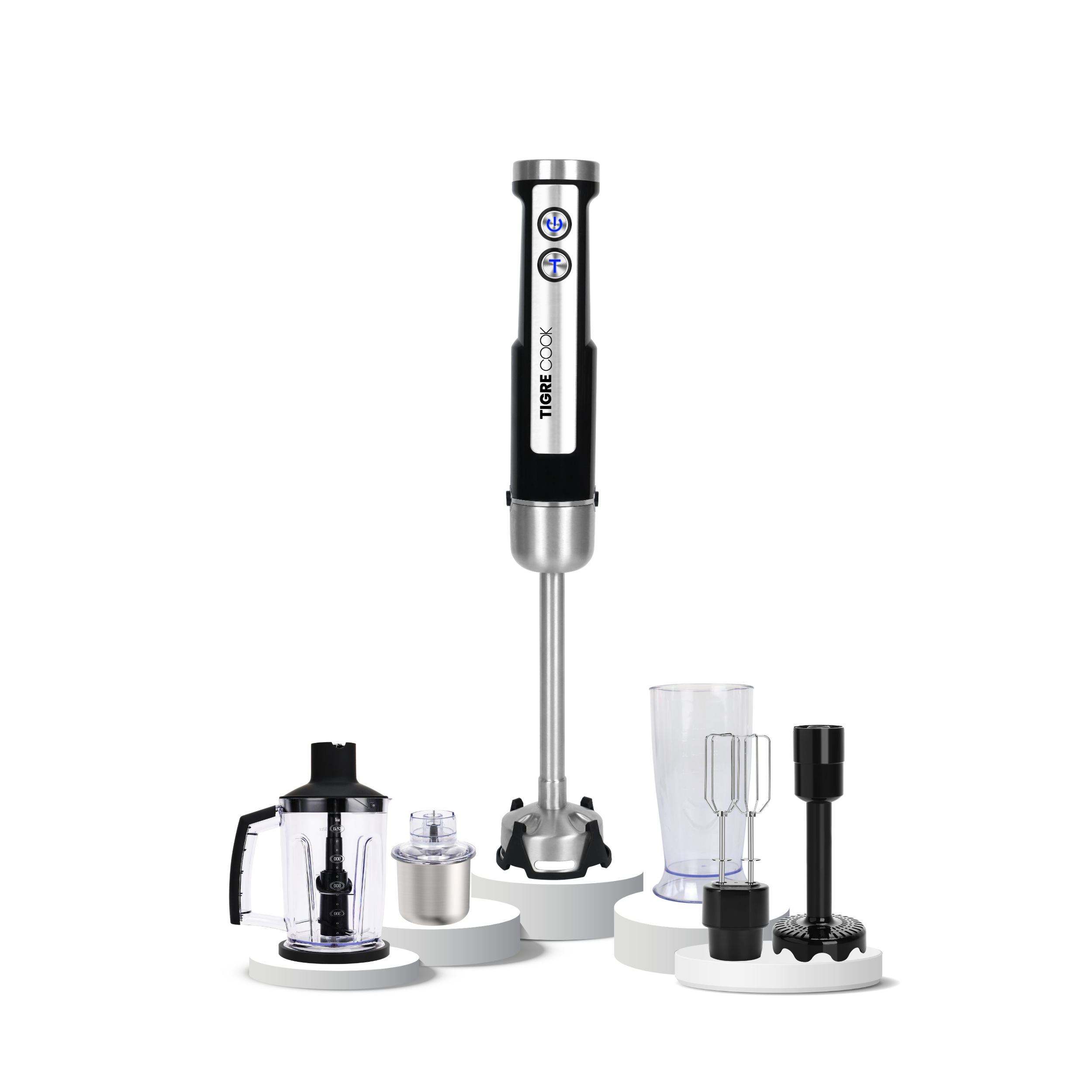 EL BLENDER Seti INOX Doğrayıcı Kahve Ve Baharat Öğütücü Patates ezici 1500 WATT