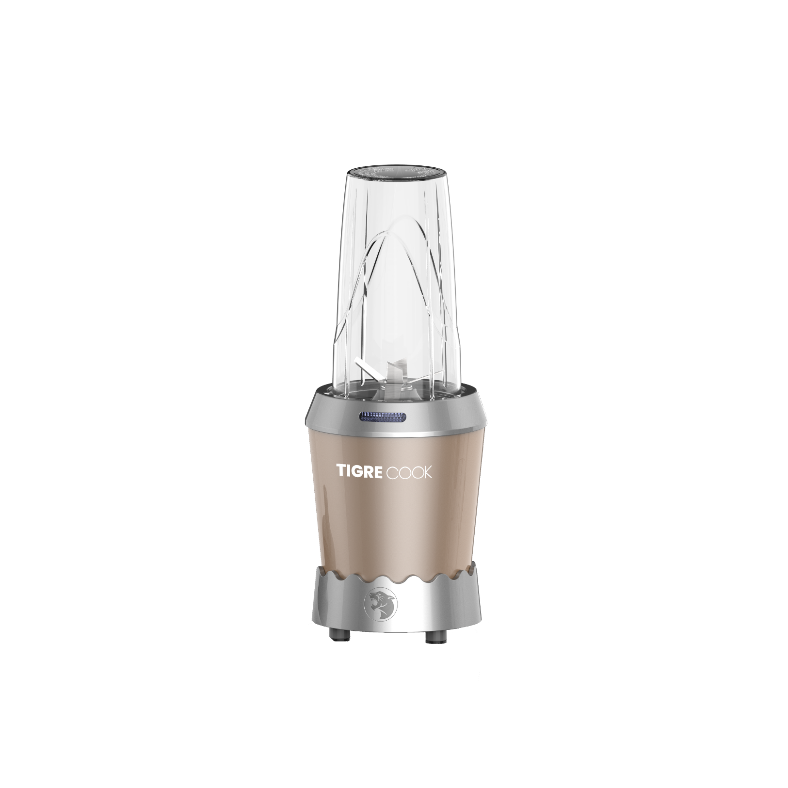 NUTRISHAKE 3 in 1 Paslanmaz Çelik Bıçaklı Kişisel Smoothie Blender ve Kahve Baharat Öğütücü 1000W GOLD