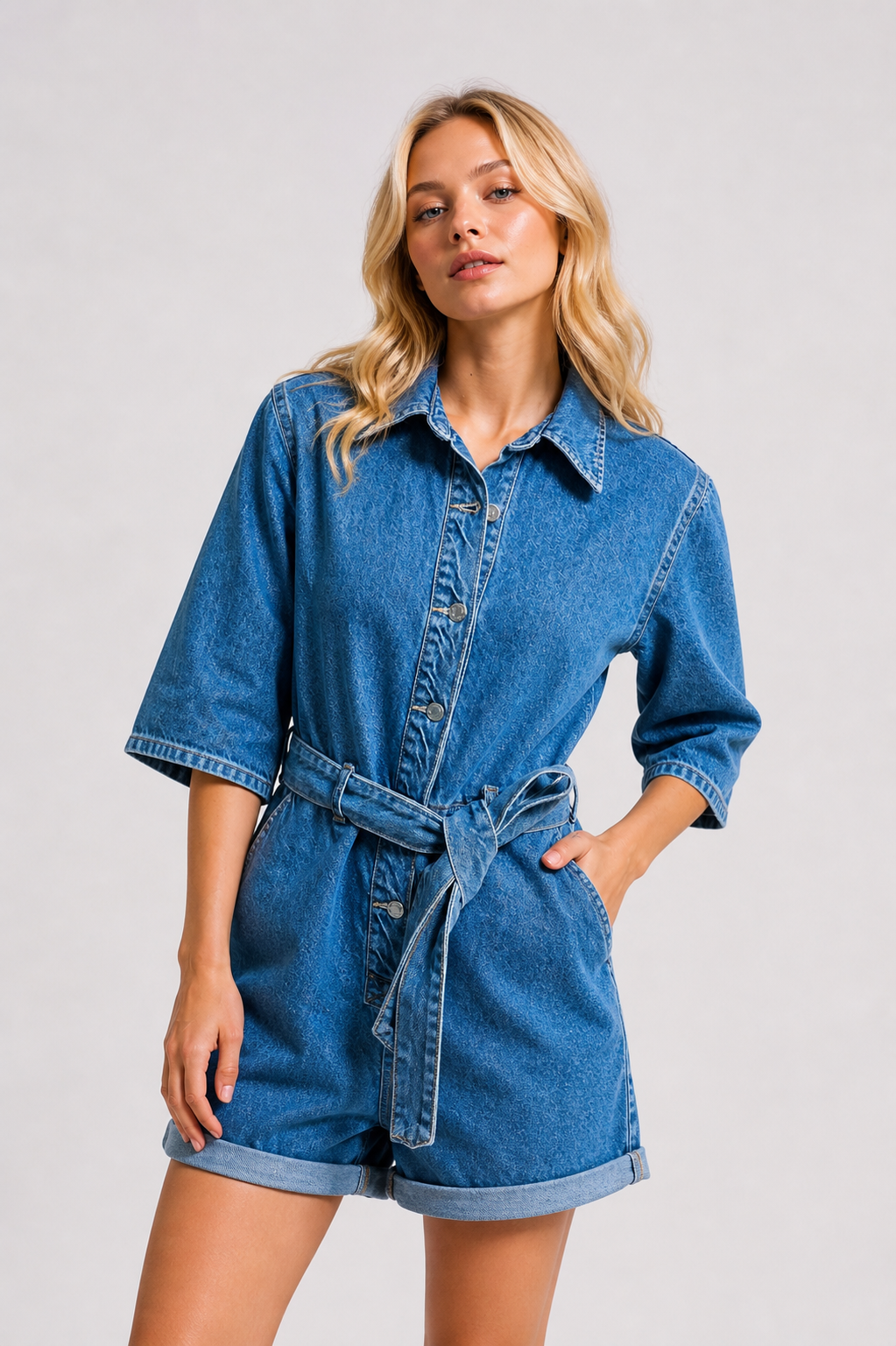 Vintage Mavi Kemerli Jean Tulum – Premium Seri