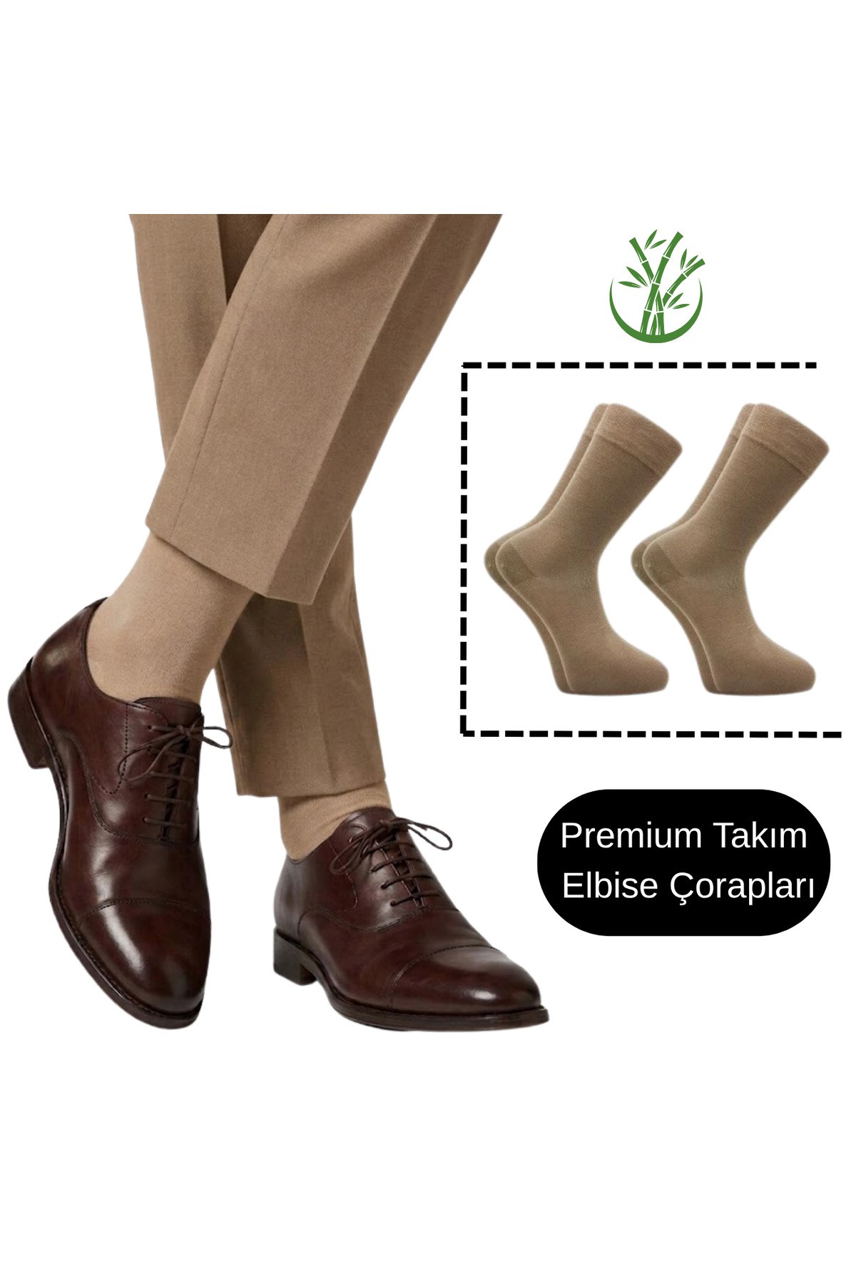 Premium Takım Elbise Erkek Bambu Çorabı - 39-42