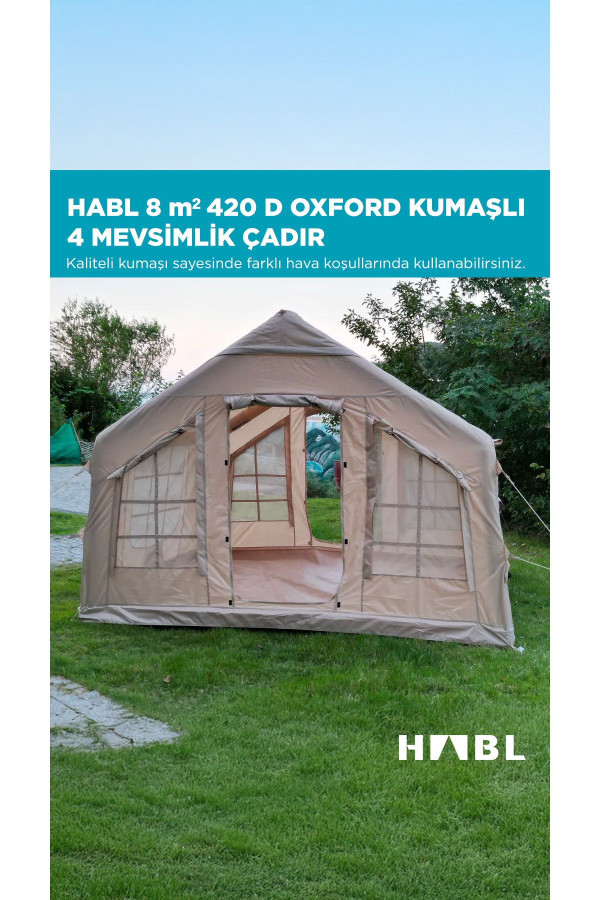 Habl Şişme Kamp Çadırı - 8 M2