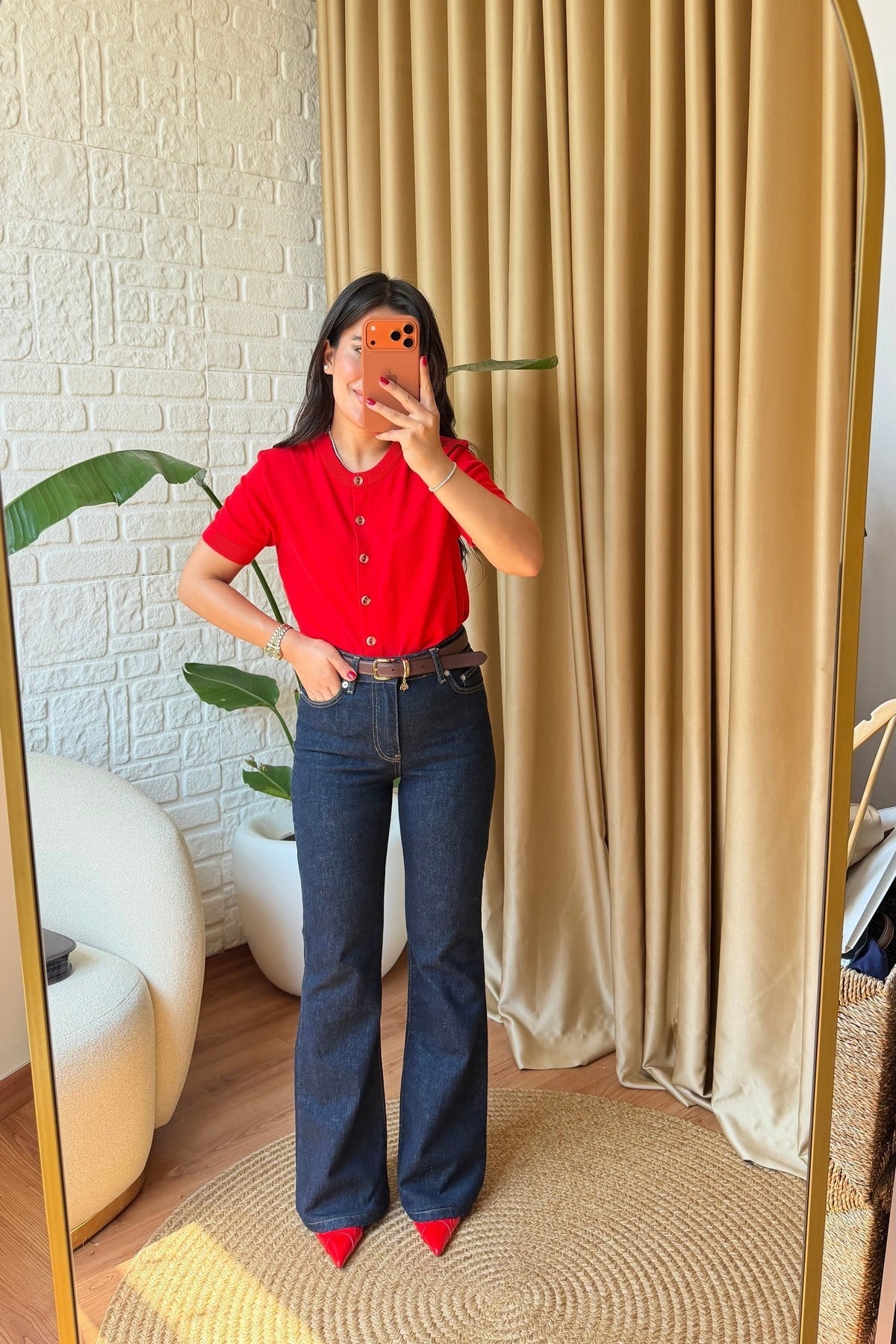 Mila Flare Jean - Lacivert