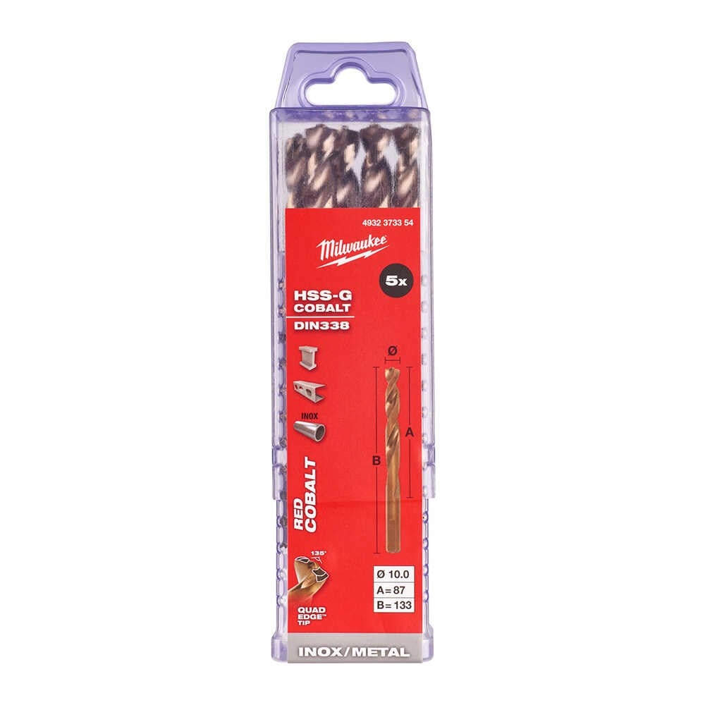 METAL MATKAP UCU HSS-G CO(ALT SERİ)10,0X133mm 5Lİ
