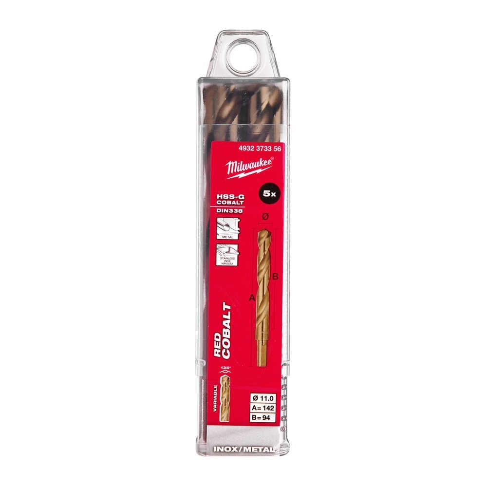 METAL MATKAP UCU HSS-G CO(ALT SERİ)11,0X142mm 5Lİ