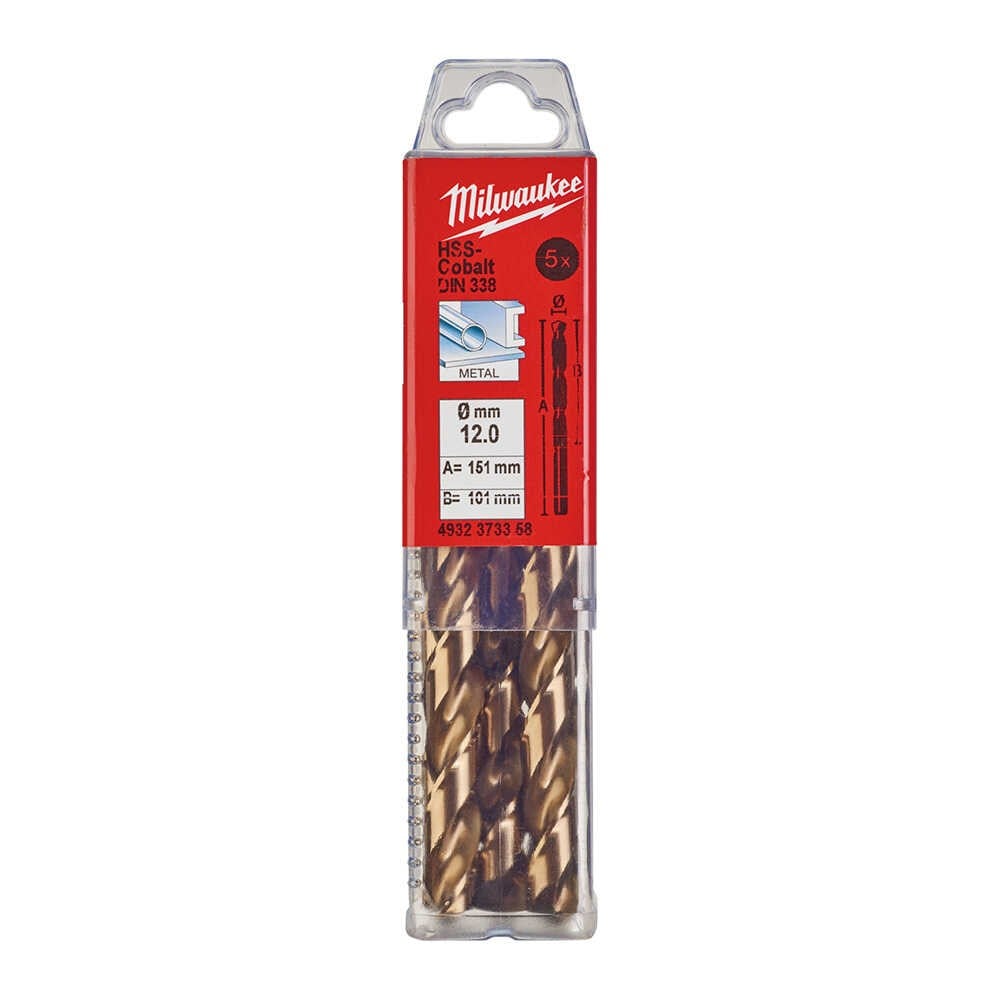 METAL MATKAP UCU HSS-G CO(ALT SERİ)12,0X151mm 5Lİ