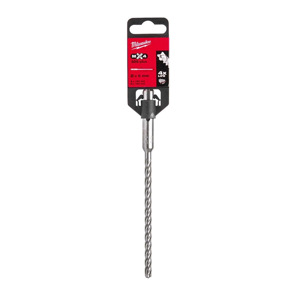 SDS-PLUS 6X165 MATKAP UCU MX4 SERİ 4 ELMAS