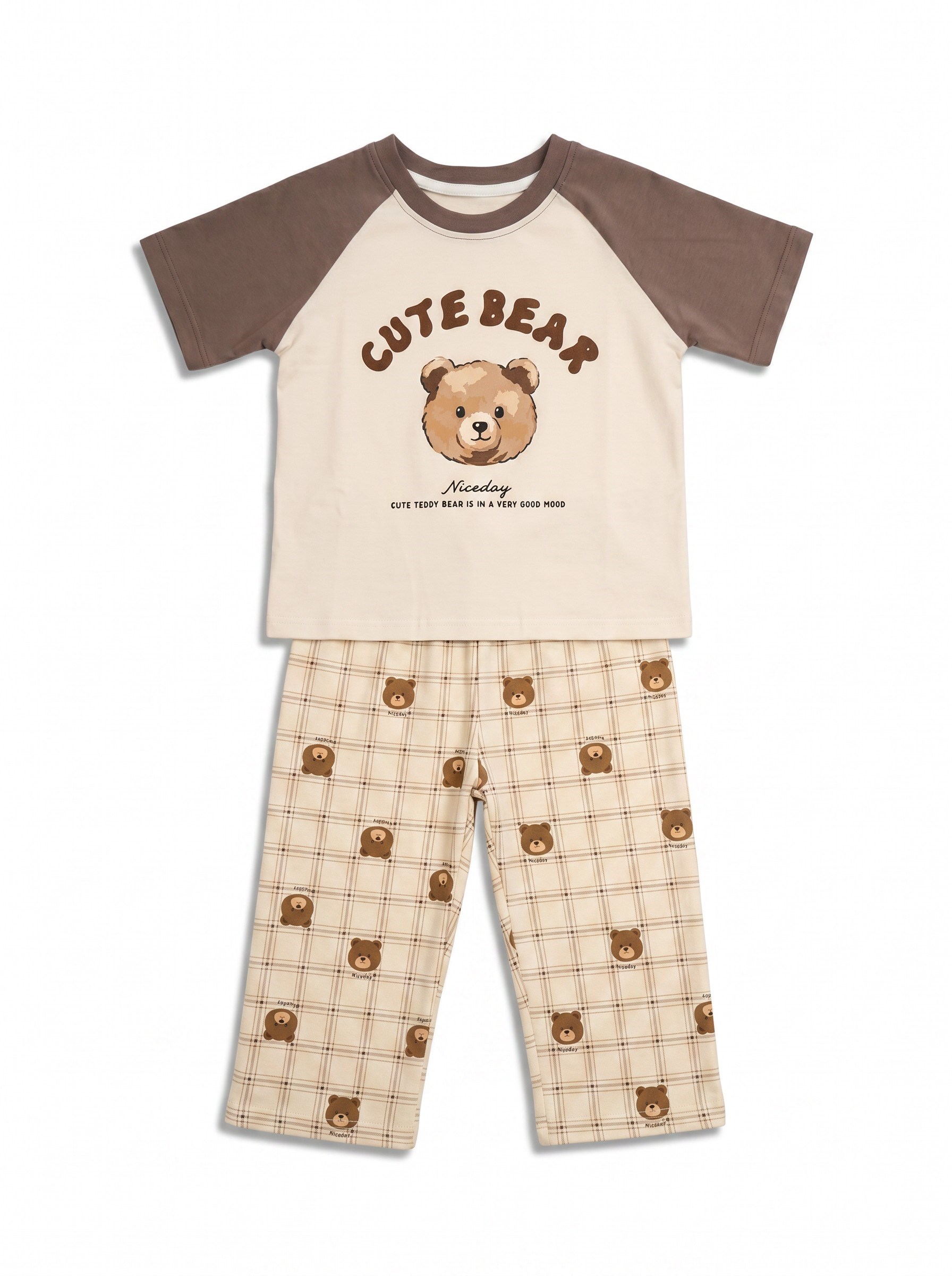 Erkek Çocuk Ayıcıklı Pijama Takımı  