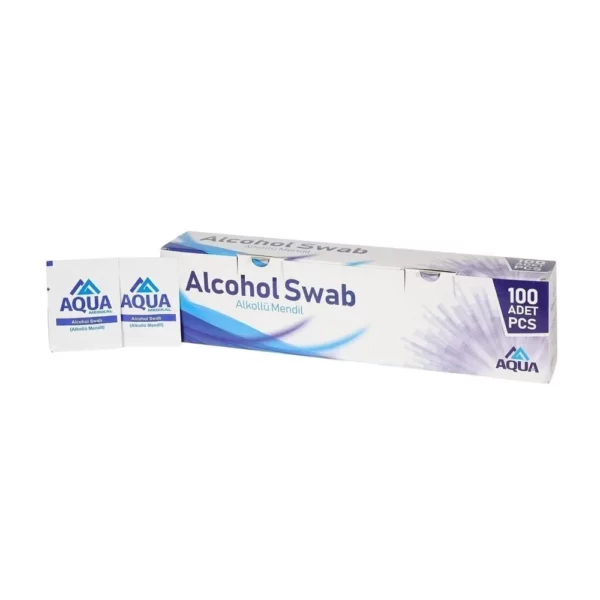 AQUA Swab Alkollü Mendil 100'lük