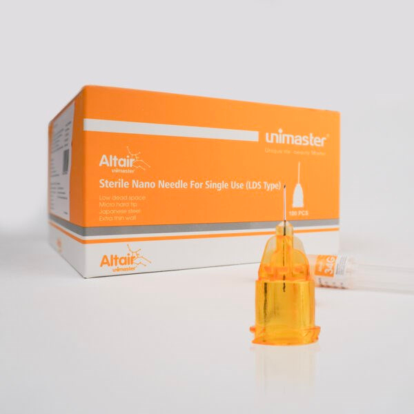 Unimaster Mezoterapi ve Botoks İğnesi 34 G 4 mm – LDS 100 Adet