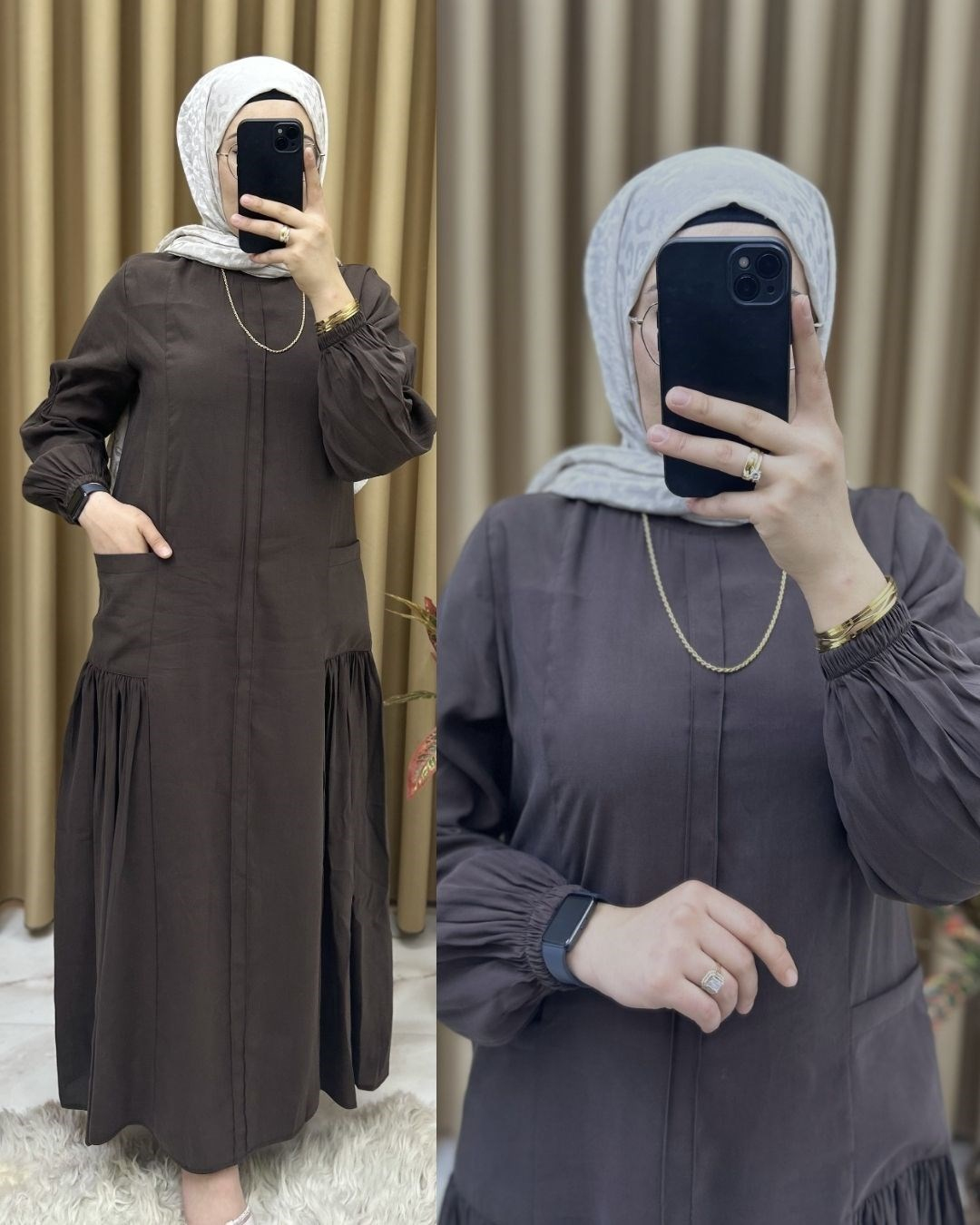 Duru Elbise Kahverengi 26123