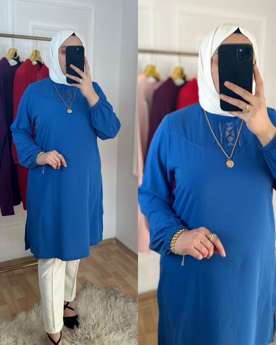 Nihal tunik indigo 32113