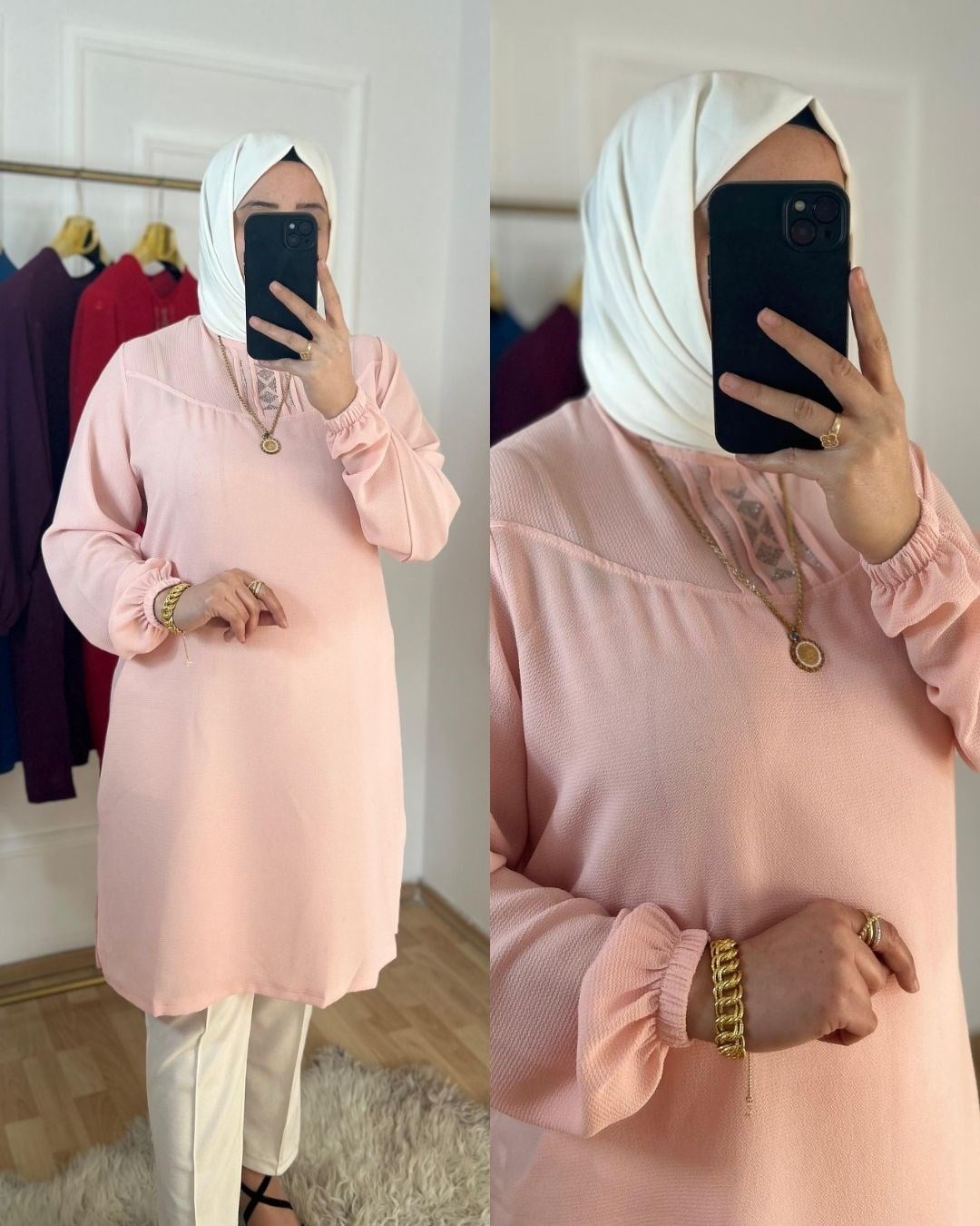 Nihal tunik pembe 32113