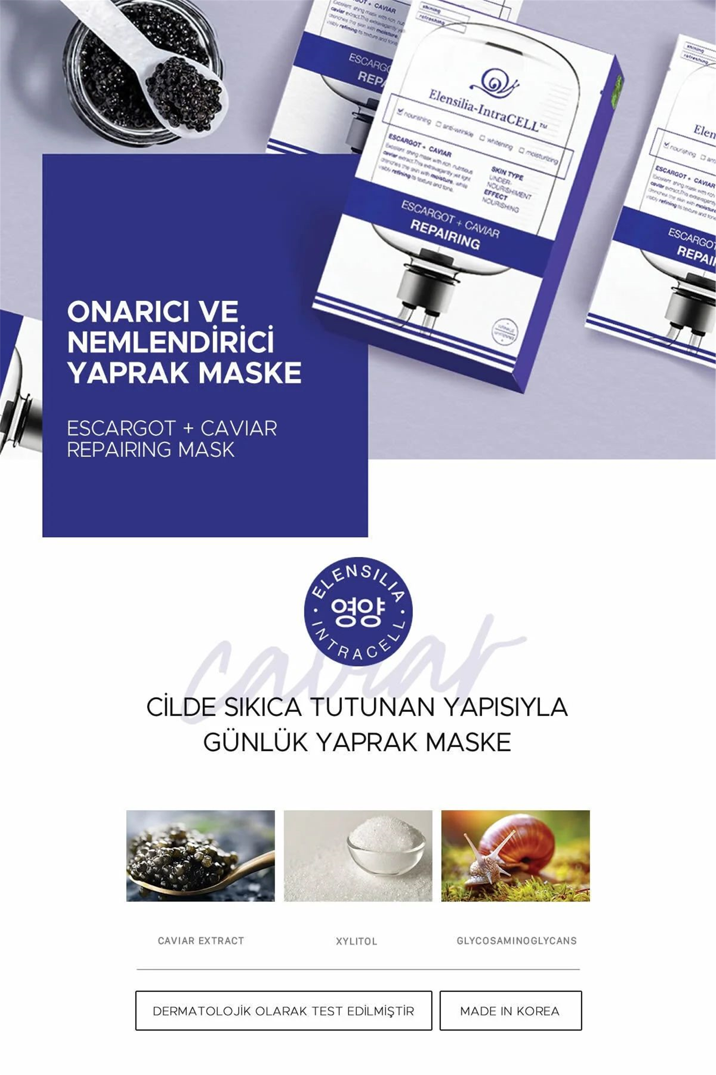 Elensilia Caviar Repairing Mask