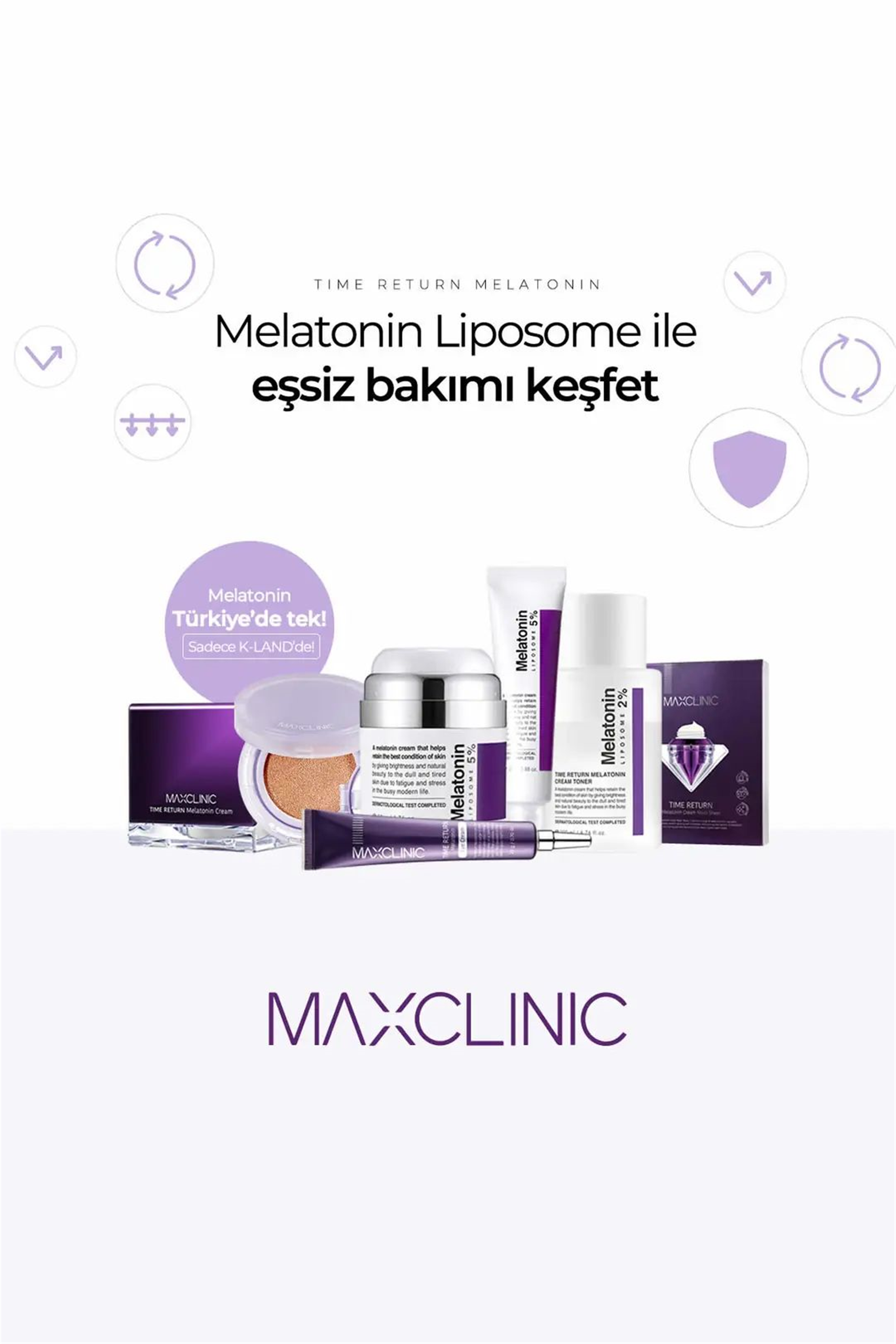 Maxclinic Time Return Melatonin Cream Toner 200 Ml