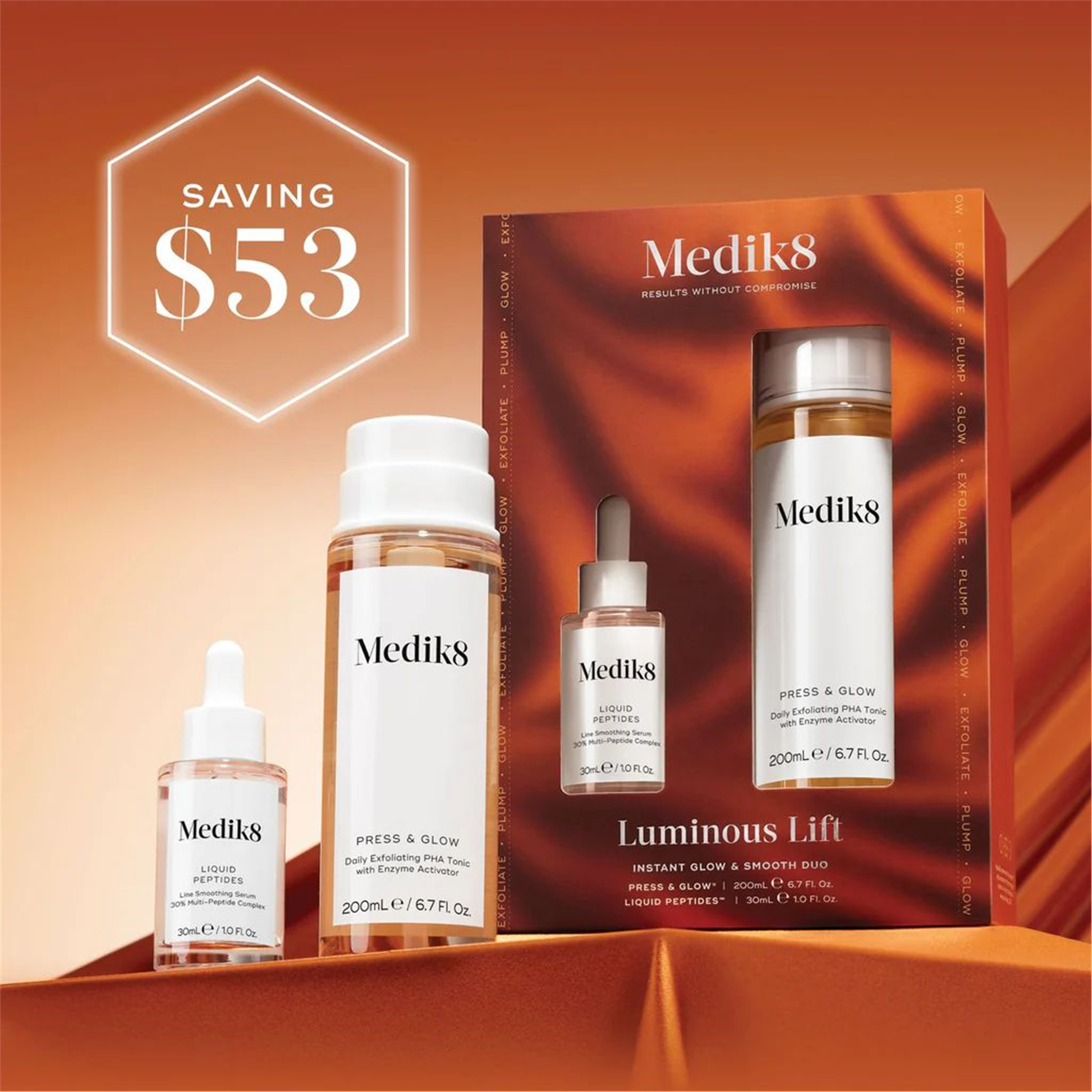 Medik8 Luminous Lift Set-Kırmızı